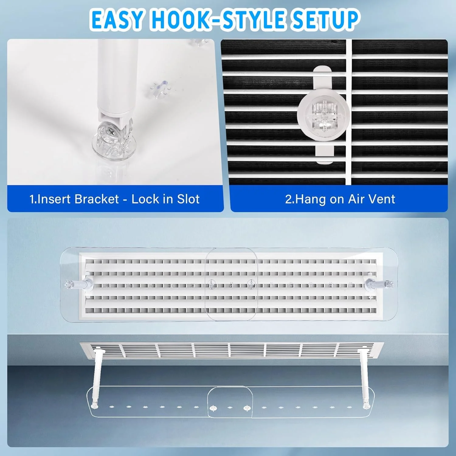 منحرف کننده هوا کولر گازی مرکزی مونمن، منحرف کننده جریان هوای کولر گازی مرکزی شفاف با اندازه قابل تنظیم، منحرف کننده هوا کولر گازی جهانی، دریچه ها، توری