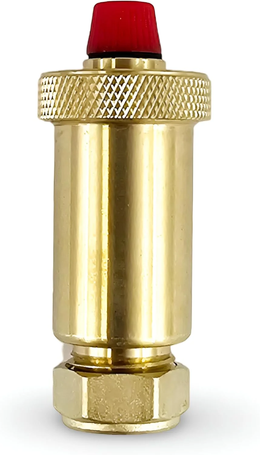 هواگیری اتوماتیک سیستم گرمایشی وارمر با اتصالات فشاری 15 میلی متری، مدل استوانه ای برای حذف موثر و خودکار هوای محبوس شده