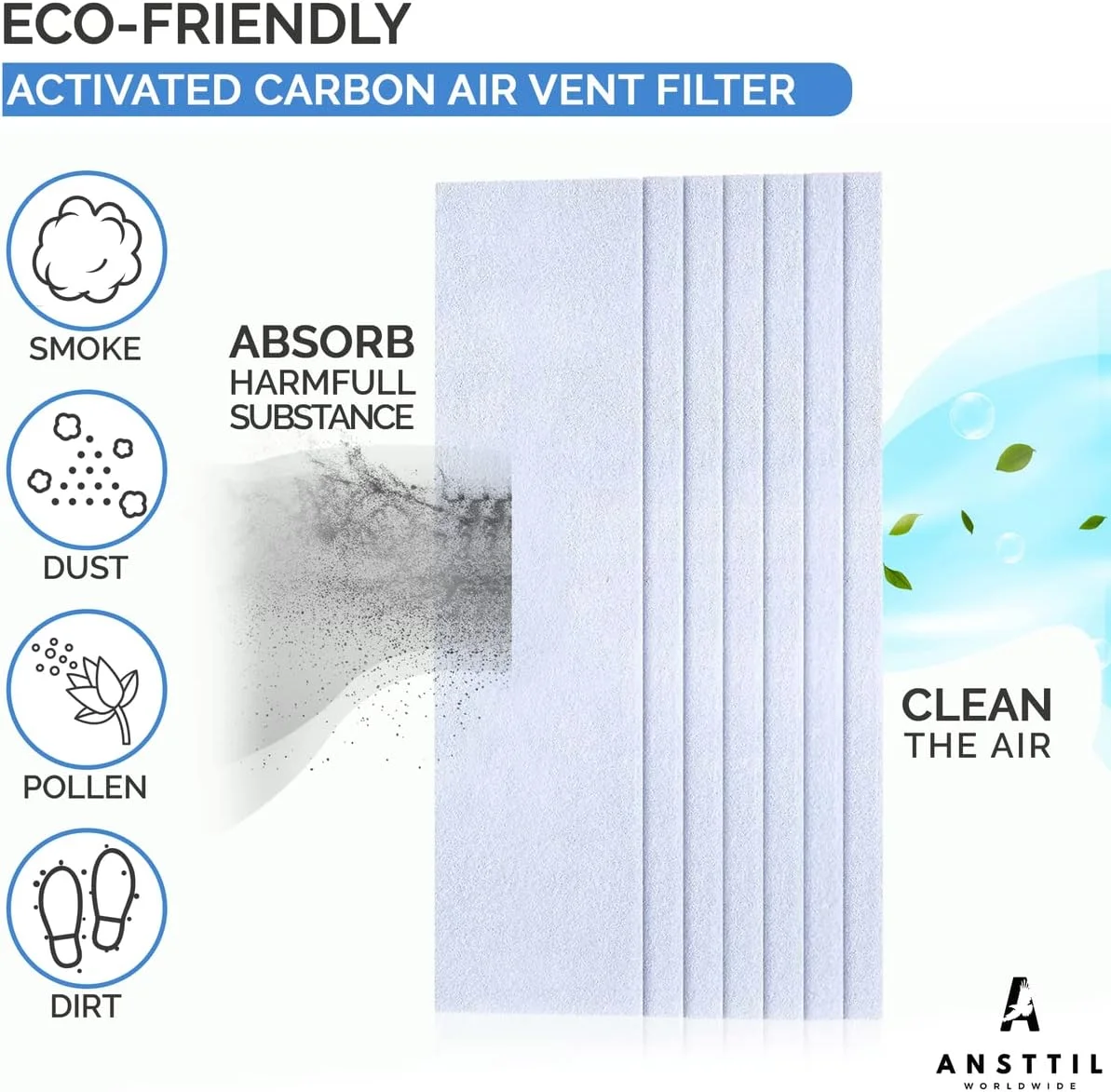 فیلتر دریچه هوا برای بخاری و کولر گازی - بسته ممتاز 25 عددی، سایز 10x4 اینچ، ضخامت 2 میلی متر، واحد رجیستر تهویه هوا با بار الکترواستاتیک برای جذب گرد و غبار، دود، گرده، مواد آلرژی زا، مناسب برای پخش کننده اسانس روغنی و خوشبو کننده هوا، پوشش کانال فیلتر دریچه هوا برای بخاری و کولر گازی - بسته ممتاز 25 عددی، سایز 10x4 اینچ، ضخامت 2 میلی متر، واحد رجیستر تهویه هوا با بار الکترواستاتیک برای جذب گرد و غبار، دود، گرده، مواد آلرژی زا، مناسب برای پخش کننده اسانس روغنی و خوشبو کننده هوا، پوشش کانال