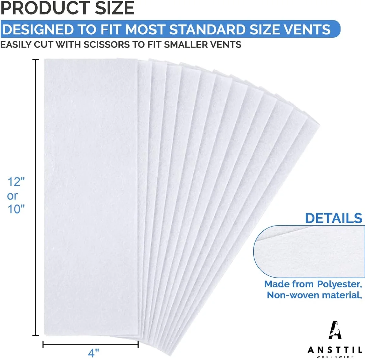 فیلتر دریچه هوا برای بخاری و کولر گازی - بسته ممتاز 25 عددی، سایز 10x4 اینچ، ضخامت 2 میلی متر، واحد رجیستر تهویه هوا با بار الکترواستاتیک برای جذب گرد و غبار، دود، گرده، مواد آلرژی زا، مناسب برای پخش کننده اسانس روغنی و خوشبو کننده هوا، پوشش کانال فیلتر دریچه هوا برای بخاری و کولر گازی - بسته ممتاز 25 عددی، سایز 10x4 اینچ، ضخامت 2 میلی متر، واحد رجیستر تهویه هوا با بار الکترواستاتیک برای جذب گرد و غبار، دود، گرده، مواد آلرژی زا، مناسب برای پخش کننده اسانس روغنی و خوشبو کننده هوا، پوشش کانال