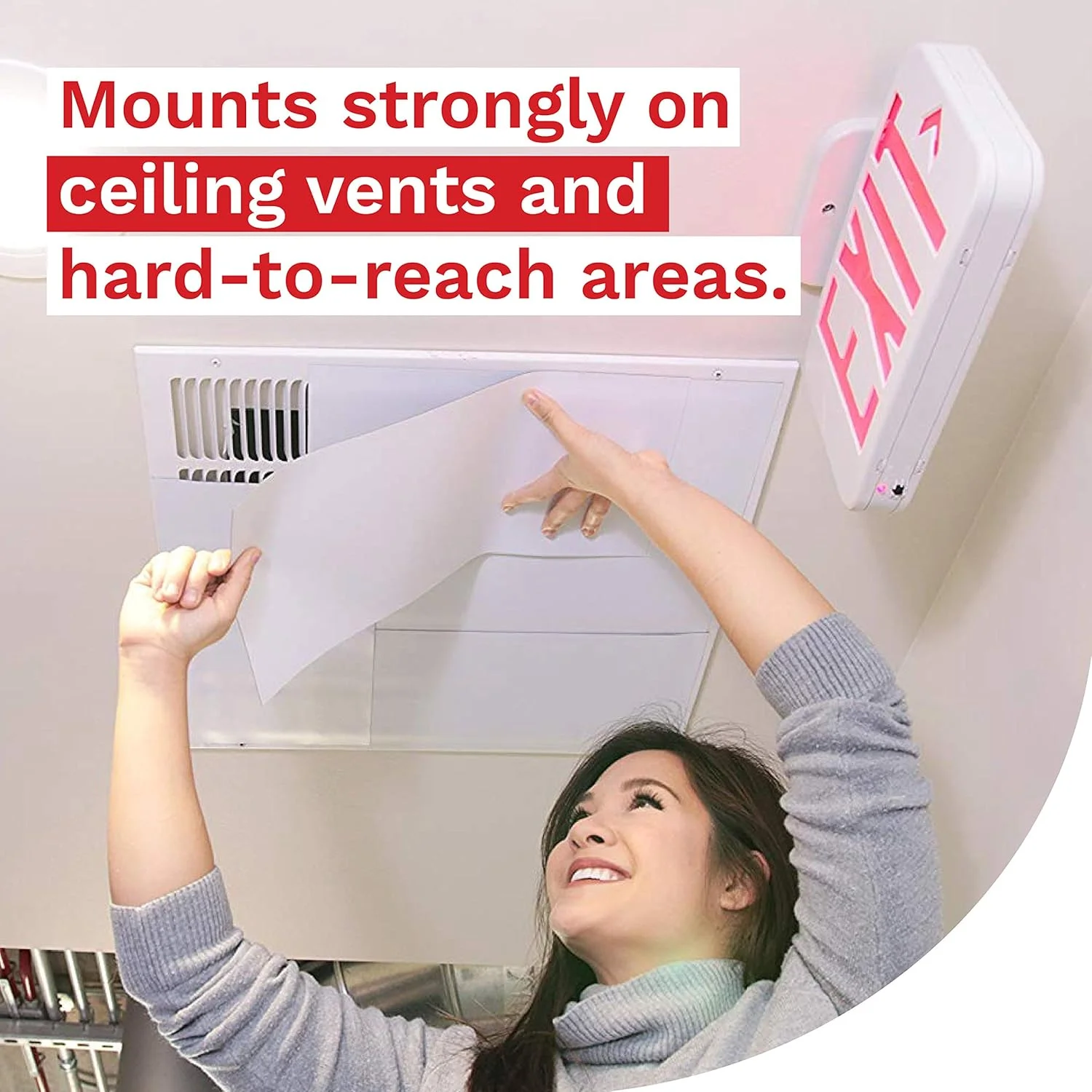 پوشش دریچه مغناطیسی XFasten، آهنرباهای صنعتی برای دریچه های جانبی و کف - برای دریچه های RV، HVAC خانگی، AC و کوره، 8 اینچ در 17 اینچ، بسته 5 عددی