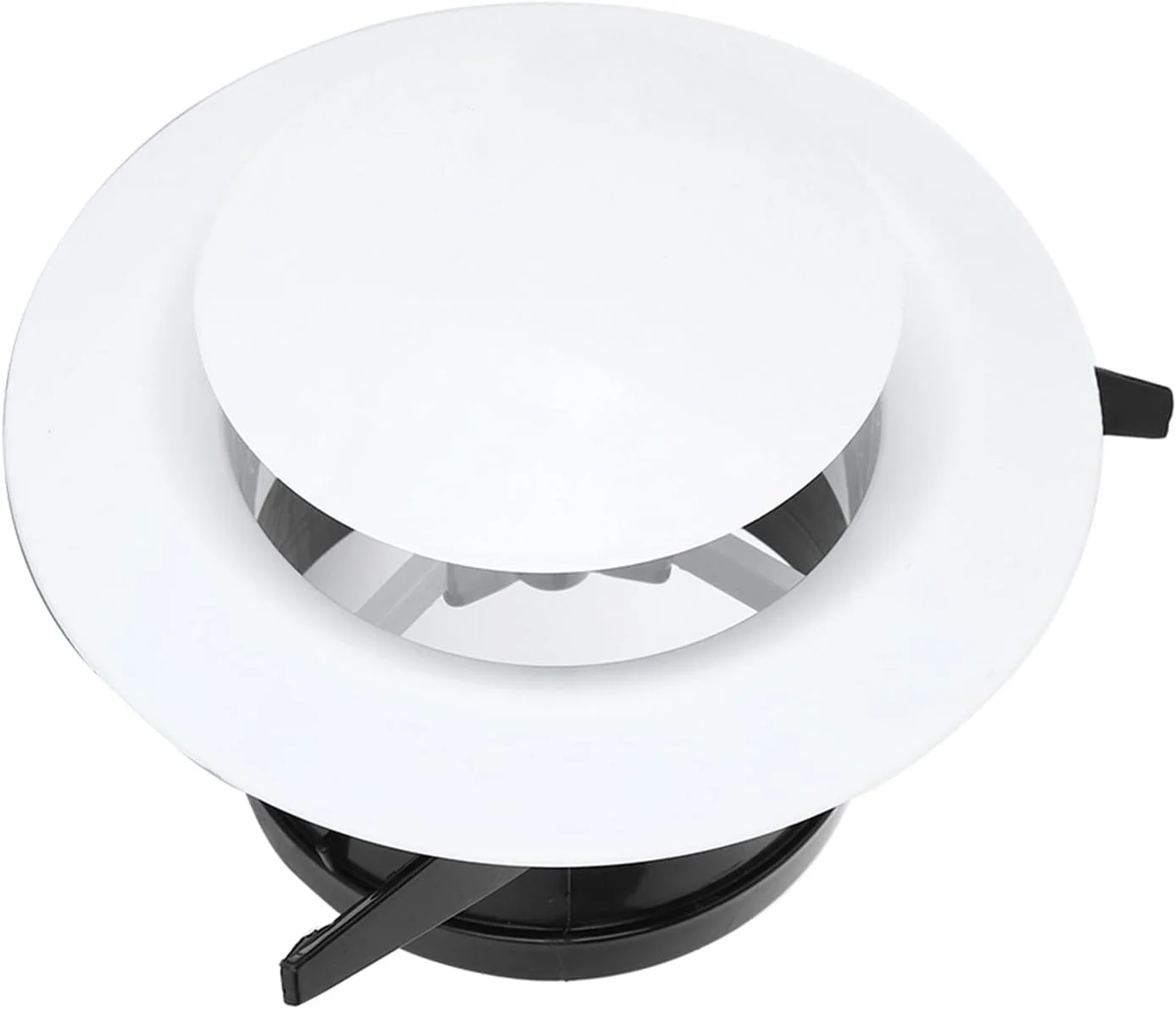 دریچه پوشش کانال تهویه، پخش کننده سقفی گرد دریچه قابل تنظیم زیرسازی دریچه جریان هوای آسان دریچه خروجی خارجی لوله اگزوز هود نصب شده روی دیوار برای فن اگزوز حمام آشپزخانه (100 میلی متر) دریچه پوشش کانال تهویه، پخش کننده سقفی گرد دریچه قابل تنظیم زیرسازی دریچه جریان هوای آسان دریچه خروجی خارجی لوله اگزوز هود نصب شده روی دیوار برای فن اگزوز حمام آشپزخانه (100 میلی متر)