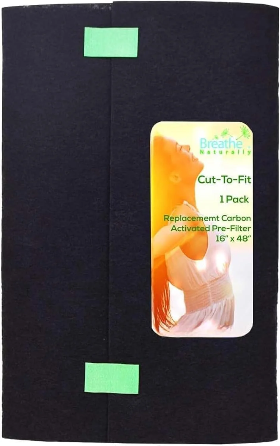 Jaffiust Air Vent Filter Set Black activated carbon material With 126''of Installation Tape for HVAC, AC & Heating Intake Registers to Reduce Dust and Allergy (10PCS, 12''*12'')