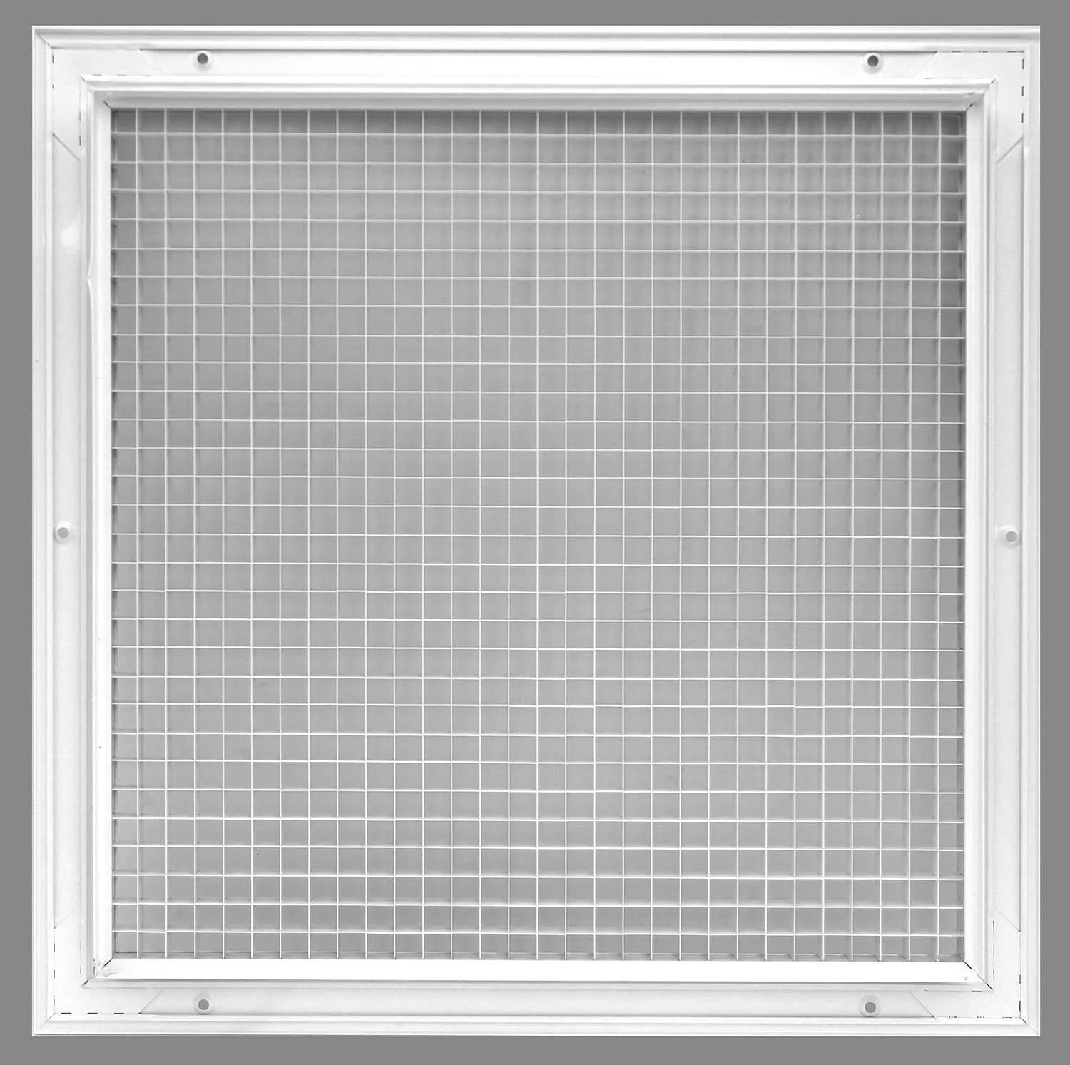 شبکه دریچه هوای برگشتی آلومینیومی 15x35 سانتی‌متر HVAC Premium - ضد زنگ - پوشش کانال تهویه - سفید [ابعاد بیرونی: 19.7x40 سانتی‌متر]