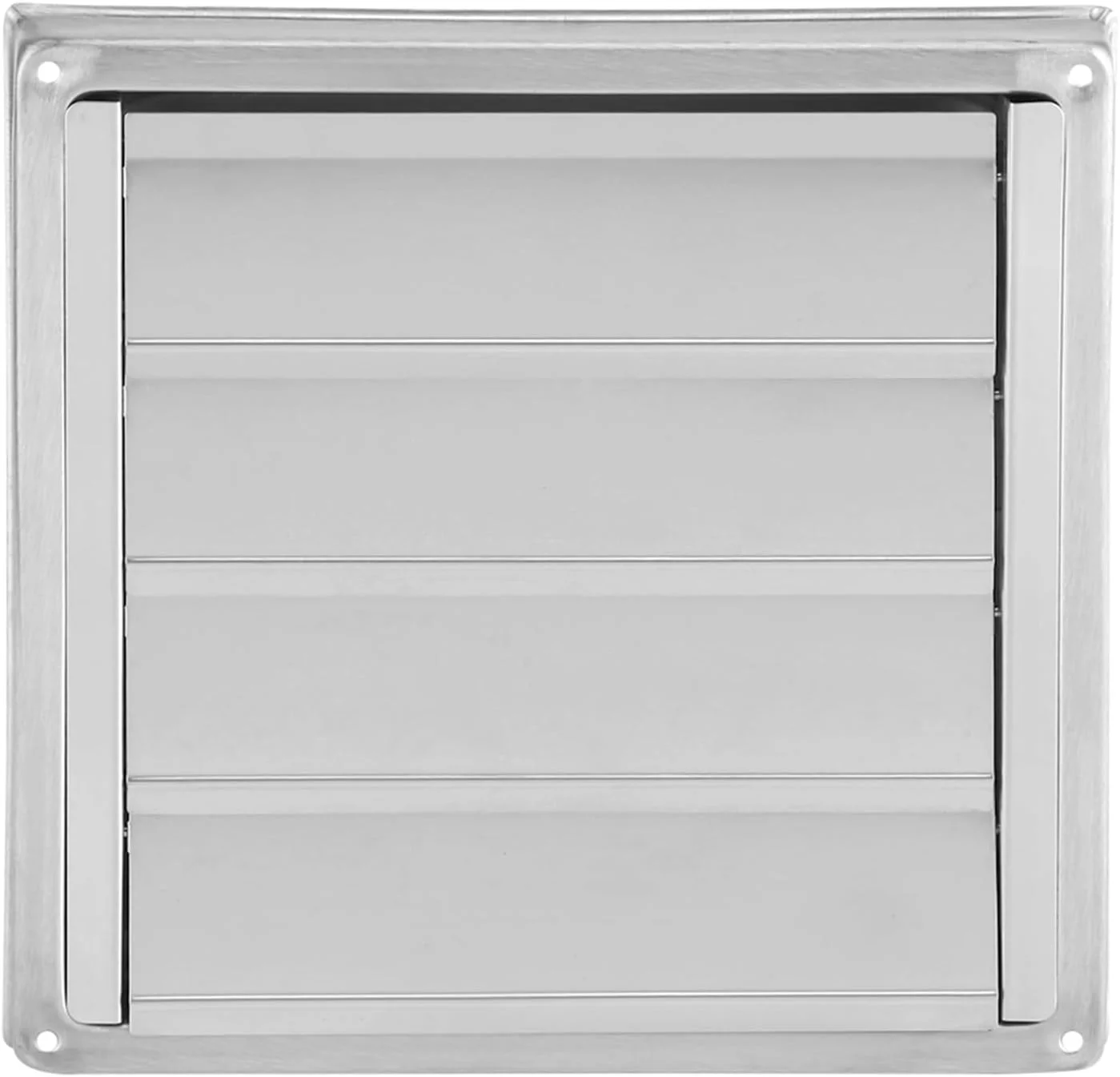 دریچه خروجی فن مربع، دریچه هواکش ضد باد با دریچه‌های گرانشی، پوشش خروجی بادکش، شیک، بادوام و پرکاربرد برای دریچه‌های حمام و واحدهای تهویه مطبوع