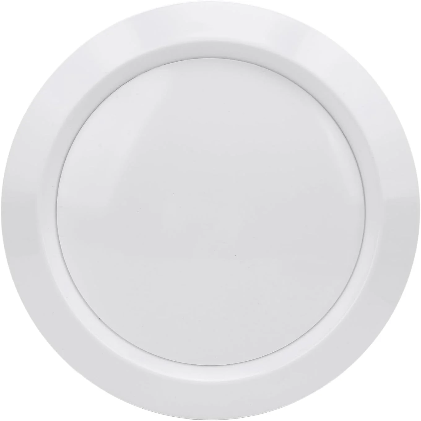 دریچه گرد قابل تنظیم 8 اینچی Gernie، پوشش ABS دیواری سقفی با توری محافظ، پخش کننده دریچه گرد سقفی لوور برای حمام، آشپزخانه، نصب دریچه زیر شیروانی، دفتر، خانه