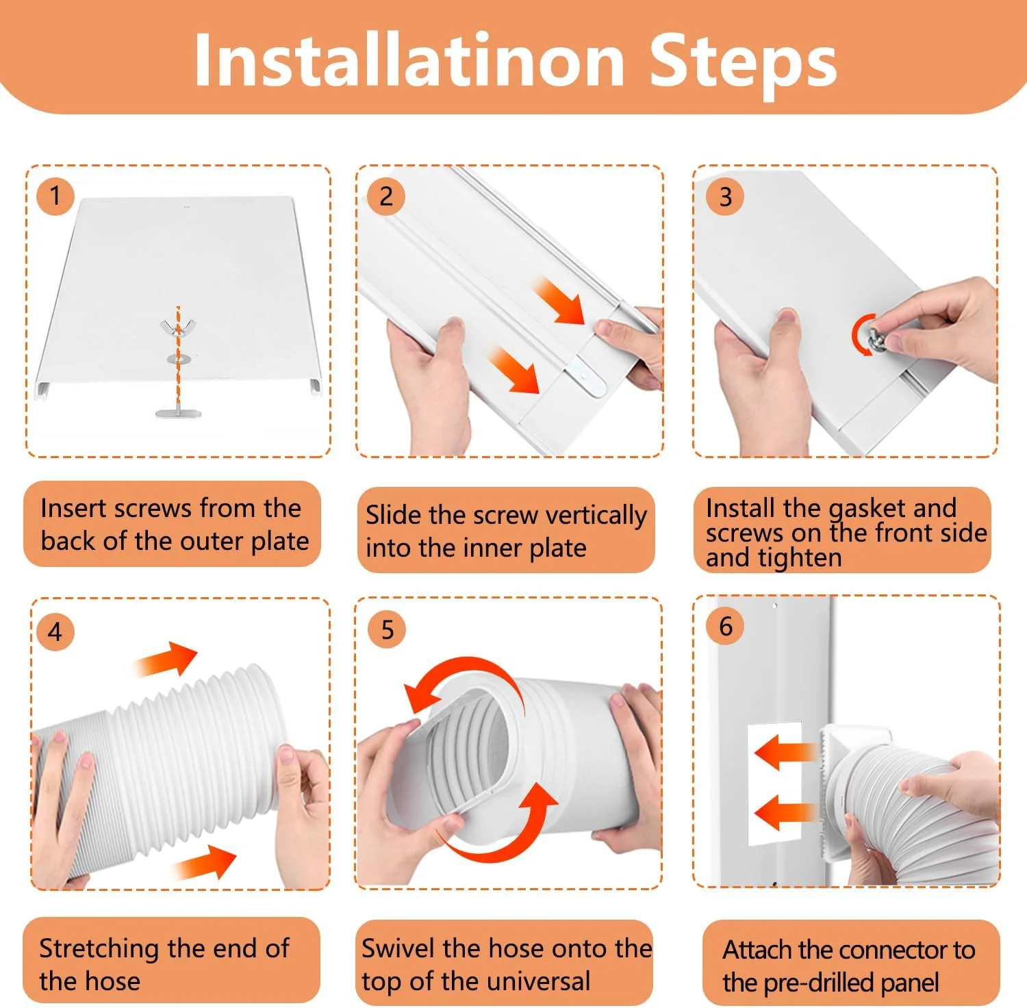 کیت دریچه درب کشویی کولر گازی قابل حمل Gulrear، صفحه آب بندی درب کشویی بالکن جهانی برای کولر گازی قابل حمل، حداکثر طول قابل تنظیم 228 سانتی متر برای کیت کولر گازی موبایل درب کشویی شلنگ اگزوز 5.9 اینچی کیت دریچه درب کشویی کولر گازی قابل حمل Gulrear، صفحه آب بندی درب کشویی بالکن جهانی برای کولر گازی قابل حمل، حداکثر طول قابل تنظیم 228 سانتی متر برای کیت کولر گازی موبایل درب کشویی شلنگ اگزوز 5.9 اینچی