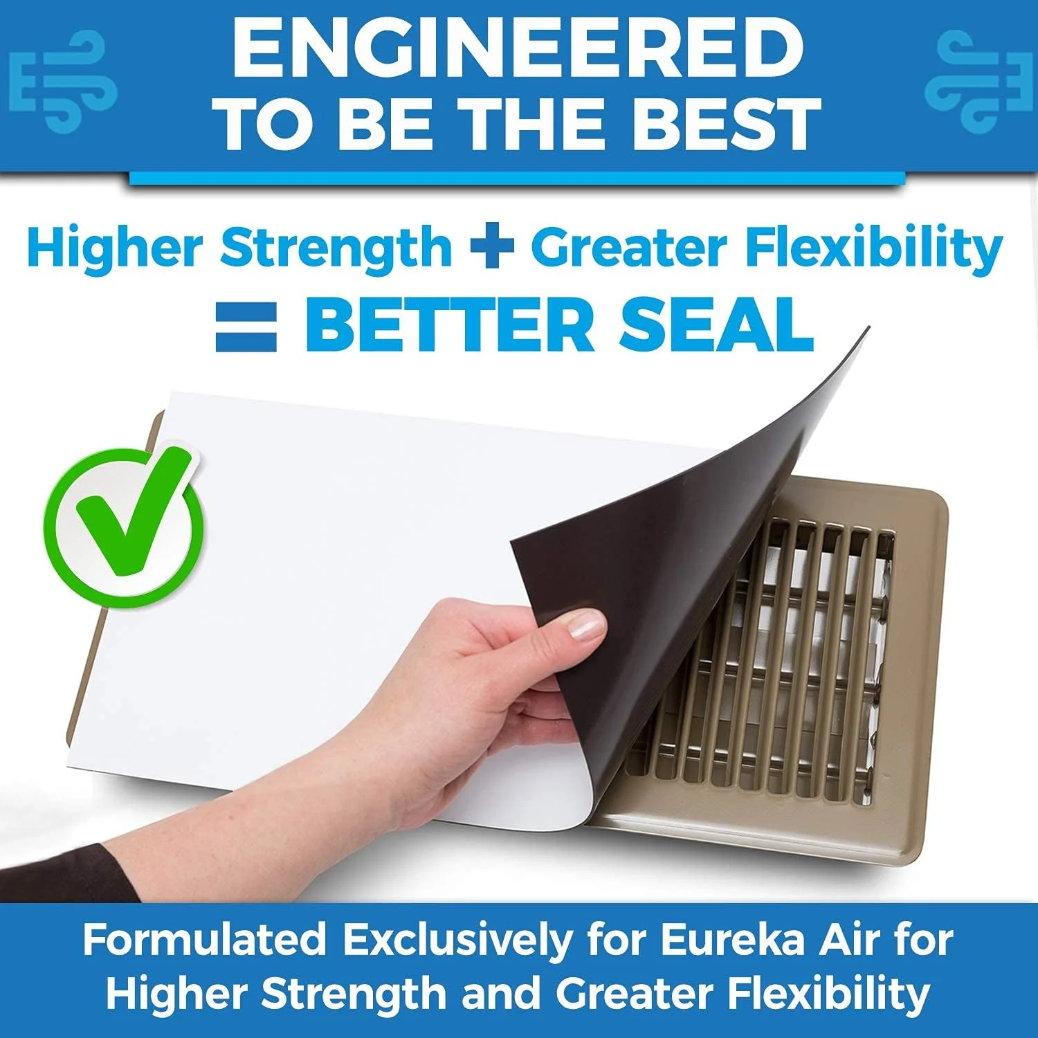 روکش دریچه مغناطیسی قوی یورکا ایر، بسته 3 عددی (8" X 15.5") مناسب برای دریچه های فولادی کف، دیوار و سقف، خانه و RV، HVAC و AC روکش دریچه مغناطیسی قوی یورکا ایر، بسته 3 عددی (8" X 15.5") مناسب برای دریچه های فولادی کف، دیوار و سقف، خانه و RV، HVAC و AC