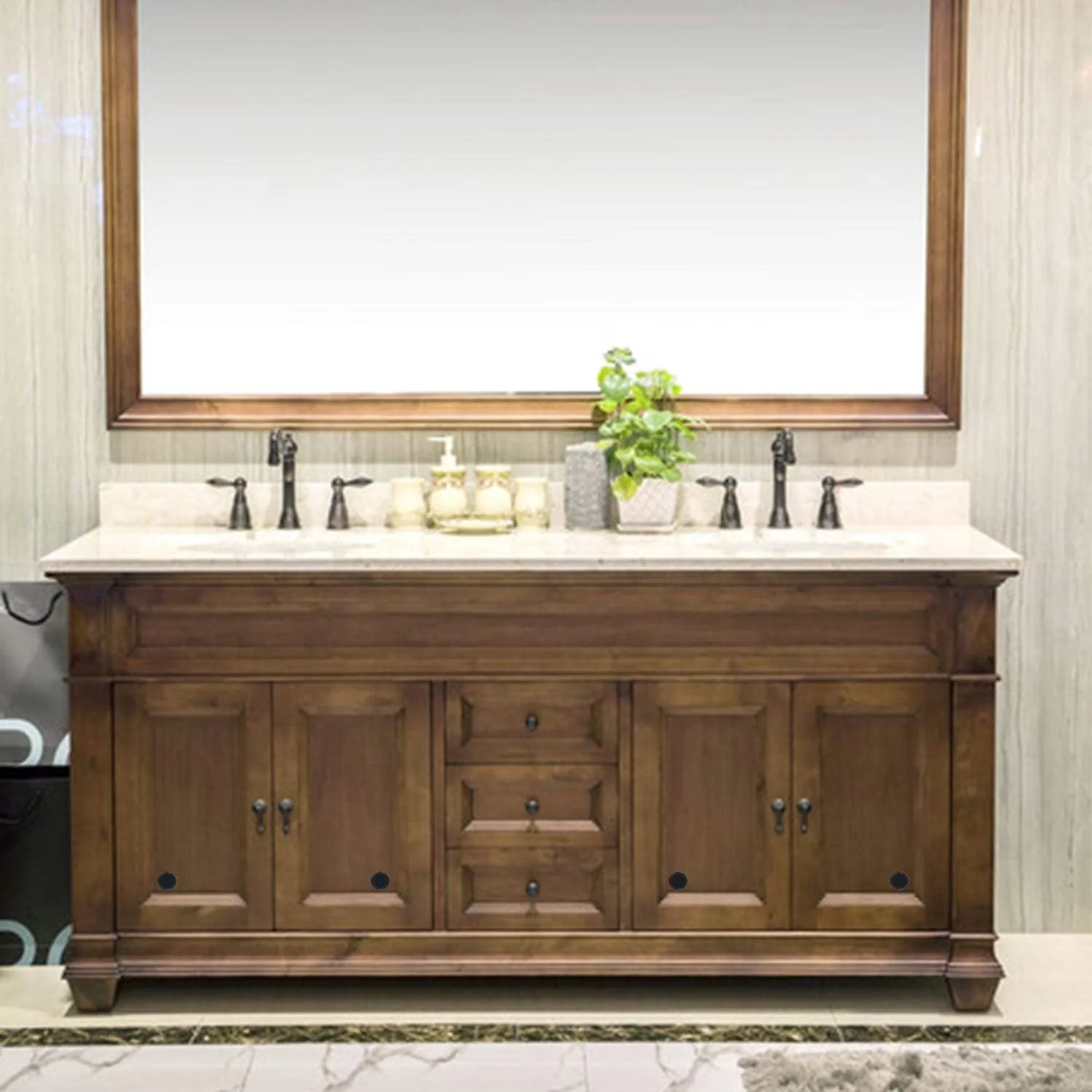 دریچه تهویه گرد Excefore، 6 عدد - دریچه های هوا 35 میلی متری استیل ضد زنگ، سوراخ تهویه گرد برای تهویه آشپزخانه، حمام، کمد، قفسه کتاب و جالباسی (مشکی)