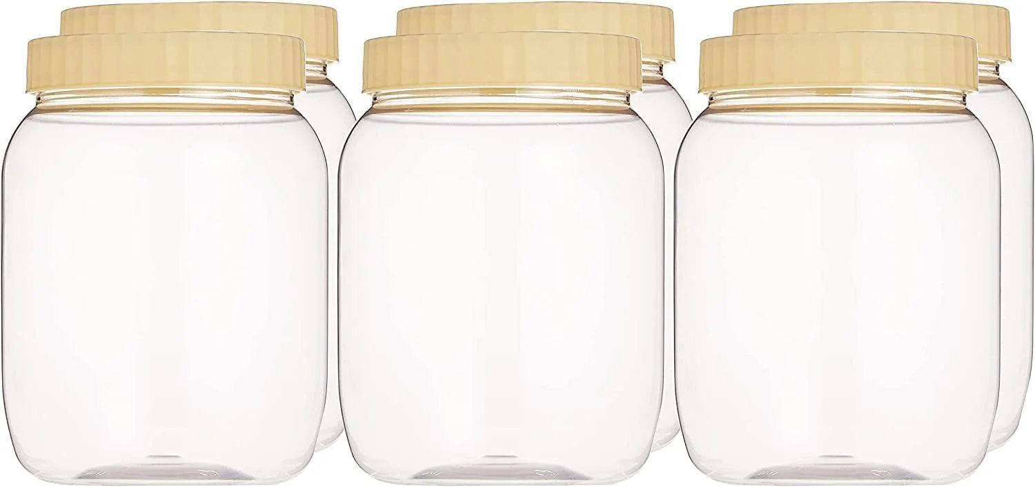 ست 6 عددی بانکه ادویه گرد سان پت، ظرفیت 750 میلی لیتر ست 6 عددی بانکه ادویه گرد سان پت، ظرفیت 750 میلی لیتر