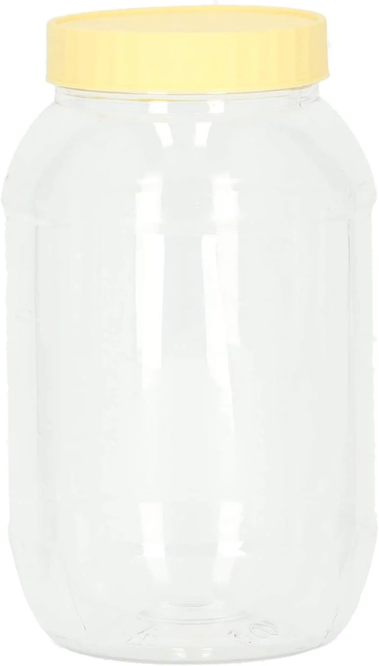 ظرف نگهداری گرد 1500 میلی لیتری Delcasa Dc1121، ظرف شیشه ای ضد هوا، انتخاب سالم تر، حداکثر تازگی و قابل شستشو در ماشین ظرفشویی، ظرف نگهداری مواد غذایی با درب، ظرف شیشه ای مهر و موم شده و چند منظوره