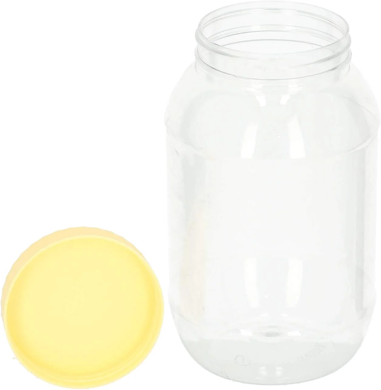 ظرف نگهداری گرد 1500 میلی لیتری Delcasa Dc1121، ظرف شیشه ای ضد هوا، انتخاب سالم تر، حداکثر تازگی و قابل شستشو در ماشین ظرفشویی، ظرف نگهداری مواد غذایی با درب، ظرف شیشه ای مهر و موم شده و چند منظوره