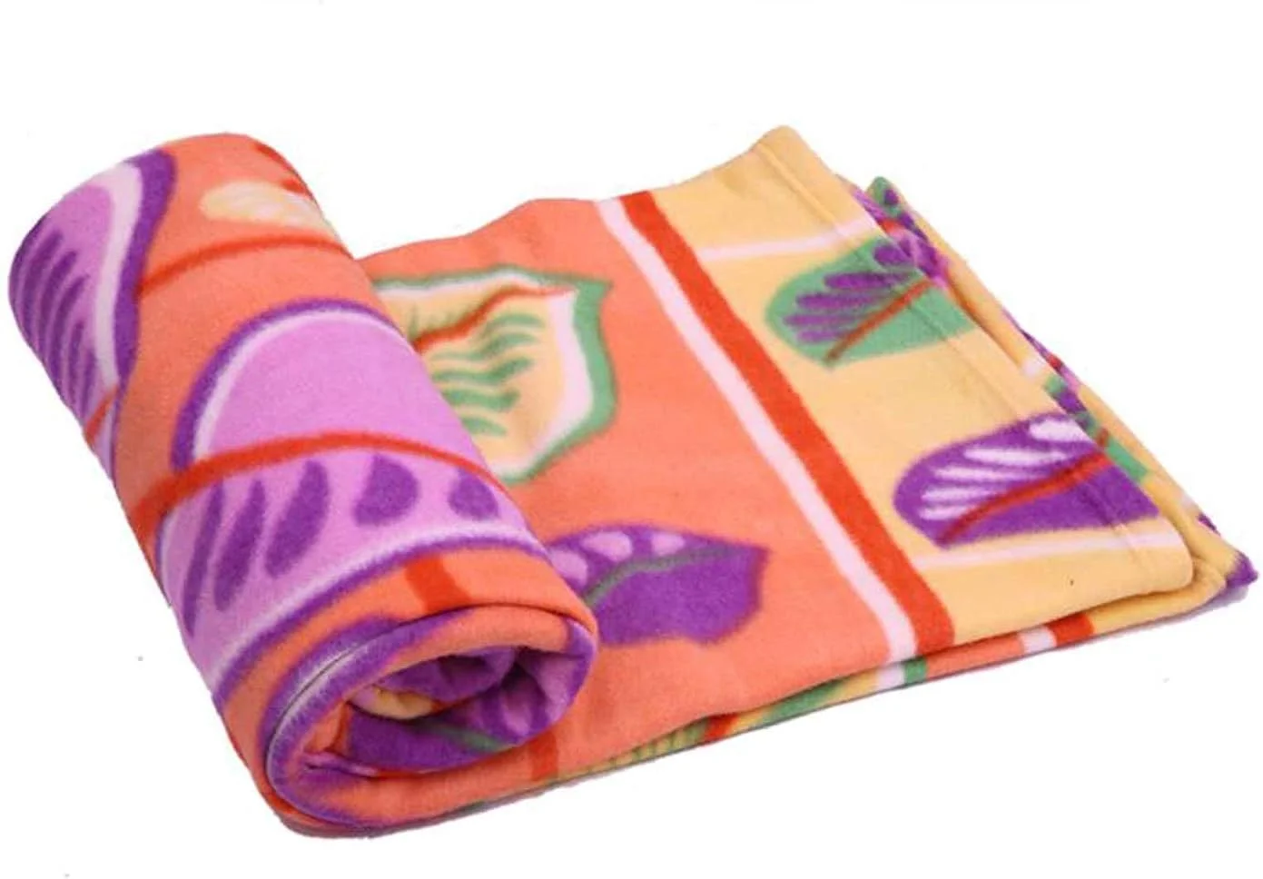 Home Stylish Soft Warm Fleece Throw Microfiber Plush Printed Blanket for Bed, Camping, Traveling (Double)