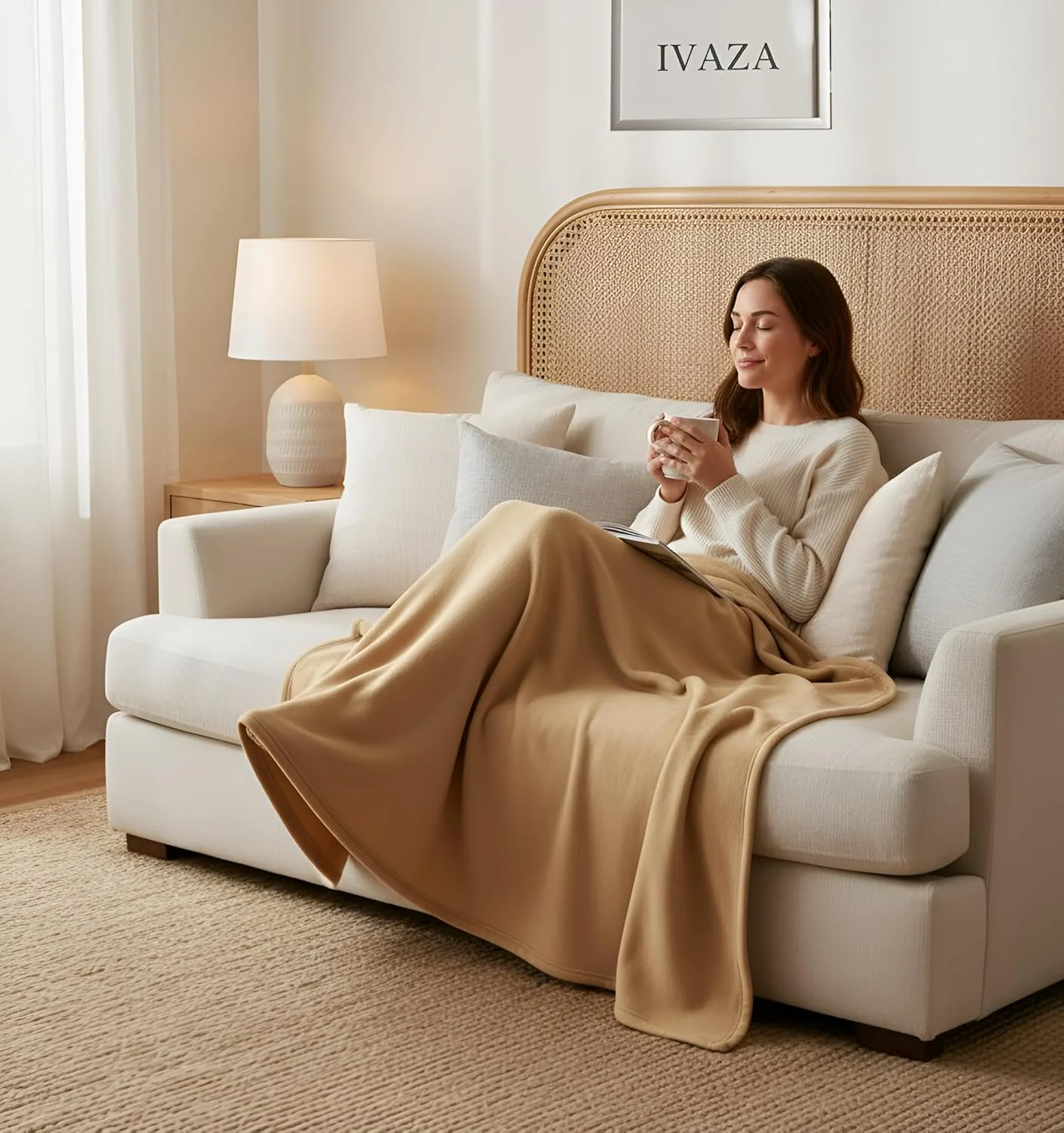 پتو پلار فلیس تک نفره سبک وزن طلایی Home Stylish، 300TC، مناسب تمام فصول (152 x 230 سانتی متر) پتو پلار فلیس تک نفره سبک وزن طلایی Home Stylish، 300TC، مناسب تمام فصول (152 x 230 سانتی متر)