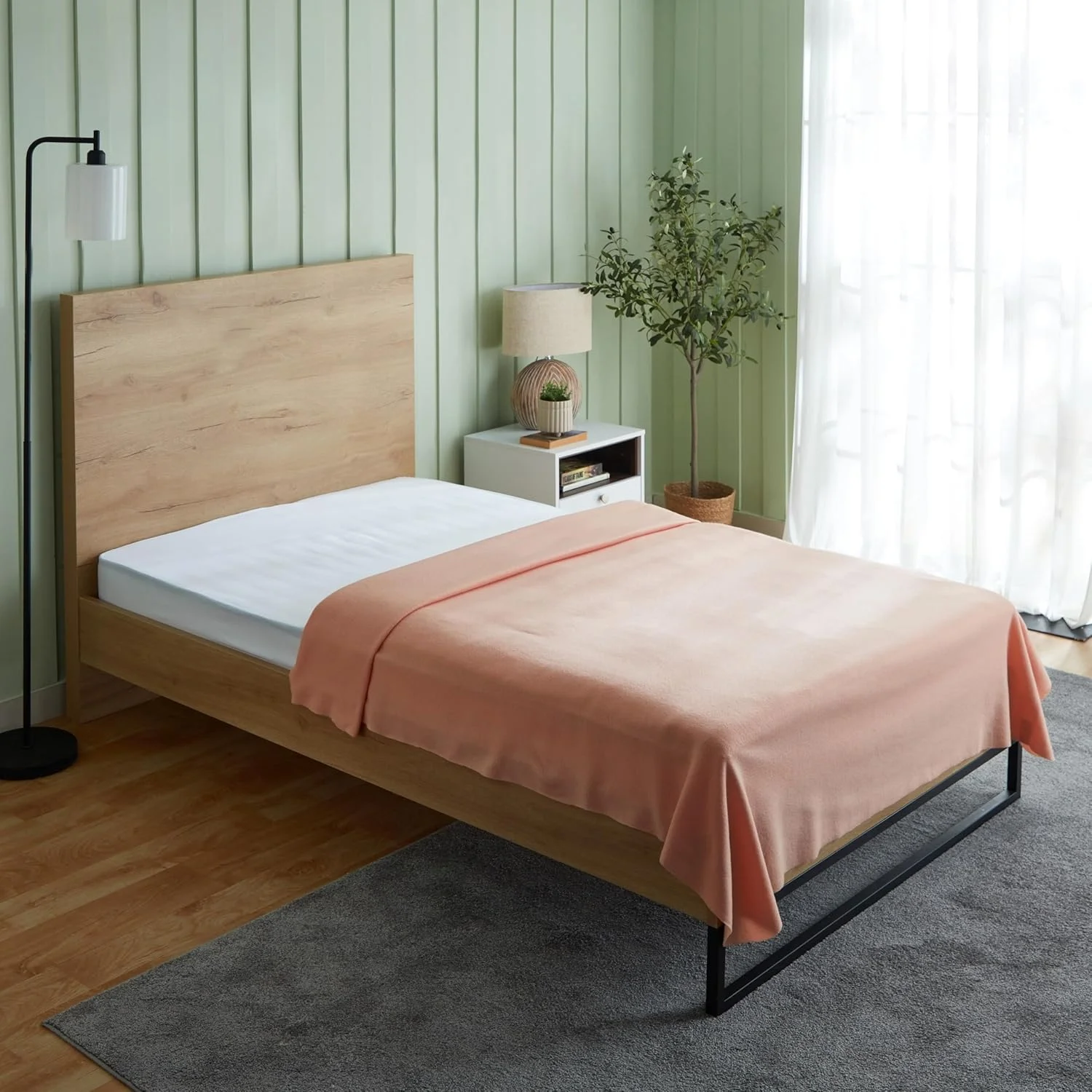 پتو پلار فلیس بازیافتی جامد دوقلو هوم باکس آتلانتا - 150x200 سانتی متر پتو پلار فلیس بازیافتی جامد دوقلو هوم باکس آتلانتا - 150x200 سانتی متر