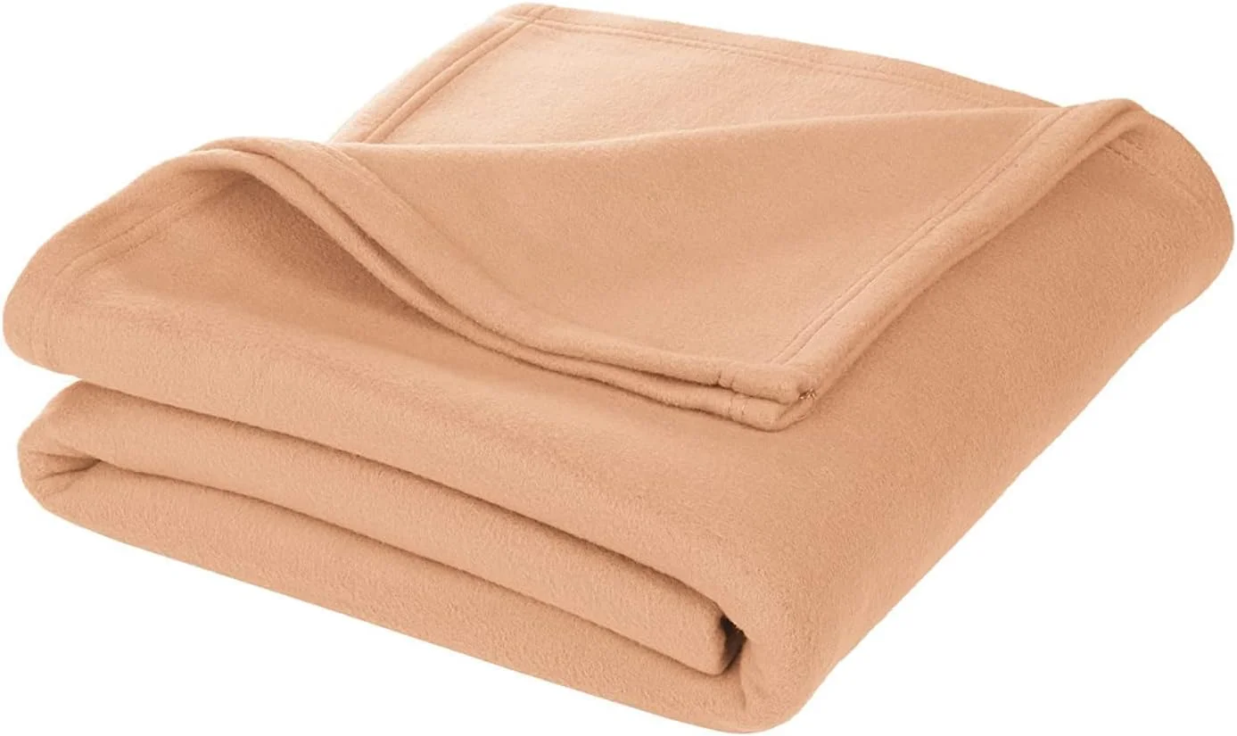 پتوی پلار فلیس ممتاز خانگی، یک نفره (152 x 228 سانتی متر) طلایی