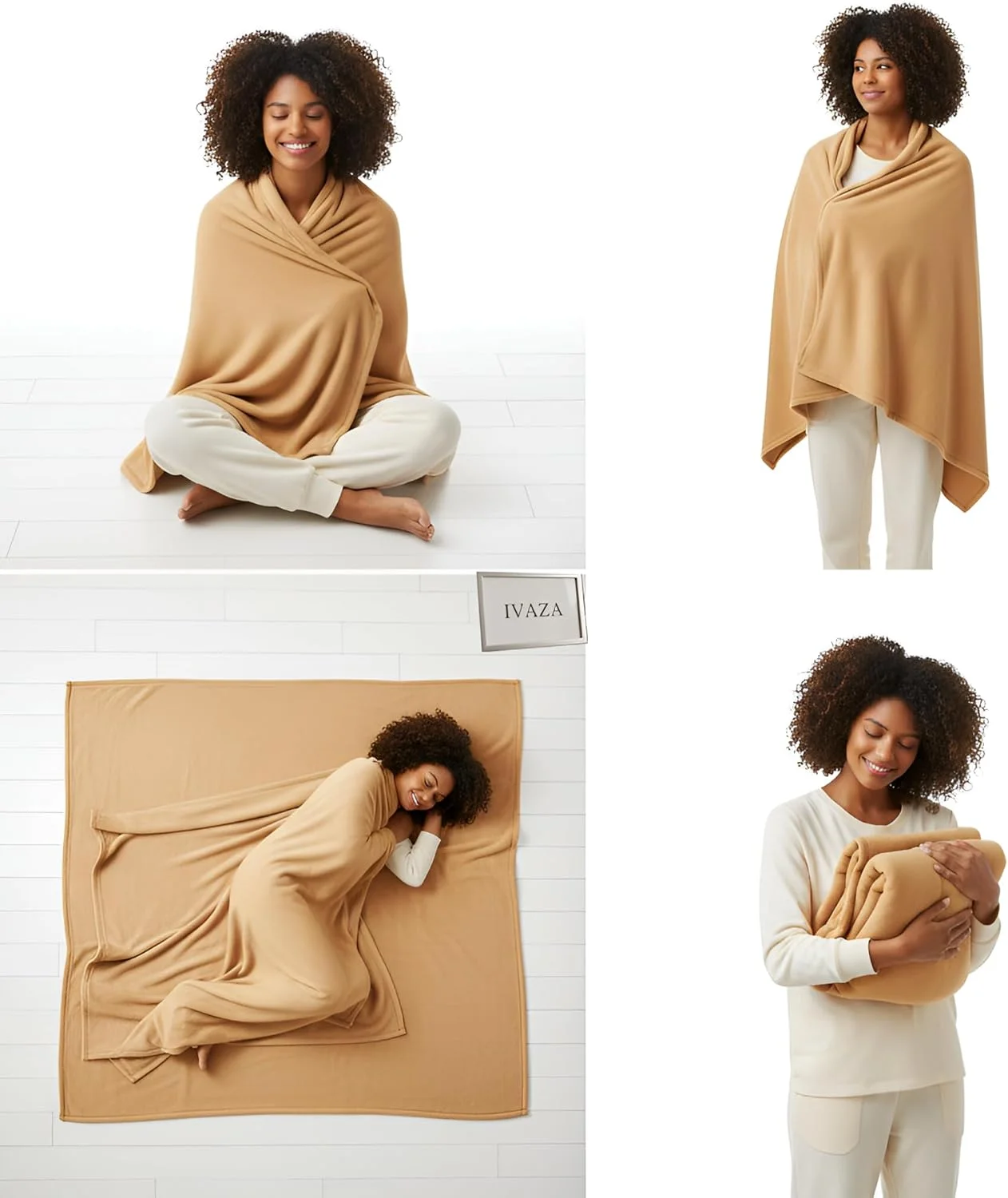 پتو پلار فلیس تک نفره سبک وزن طلایی Home Stylish، 300TC، مناسب تمام فصول (152 x 230 سانتی متر) پتو پلار فلیس تک نفره سبک وزن طلایی Home Stylish، 300TC، مناسب تمام فصول (152 x 230 سانتی متر)