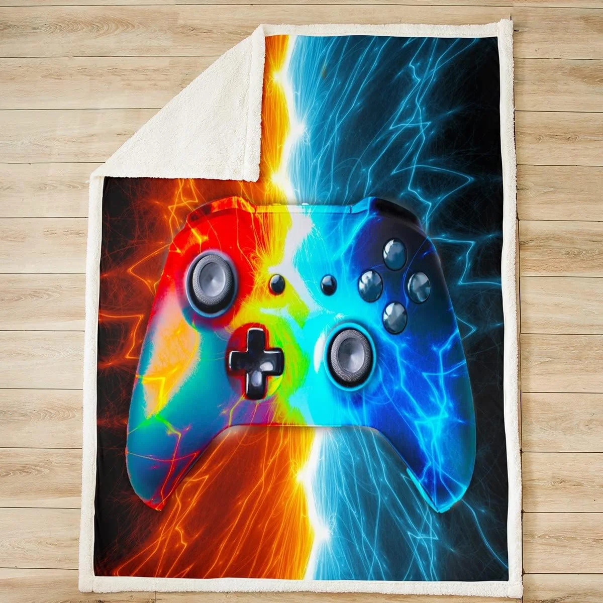 پتوی کودکانه Homemissing طرح ماشین های کارتونی، بیل مکانیکی، تراکتور، مناسب اتاق خواب پسرانه، طرح وسایل نقلیه انتزاعی، جرثقیل، پتوی پشمی میکروفایبر فوق العاده نرم، سایز نوزادی 76x101 سانتی متر