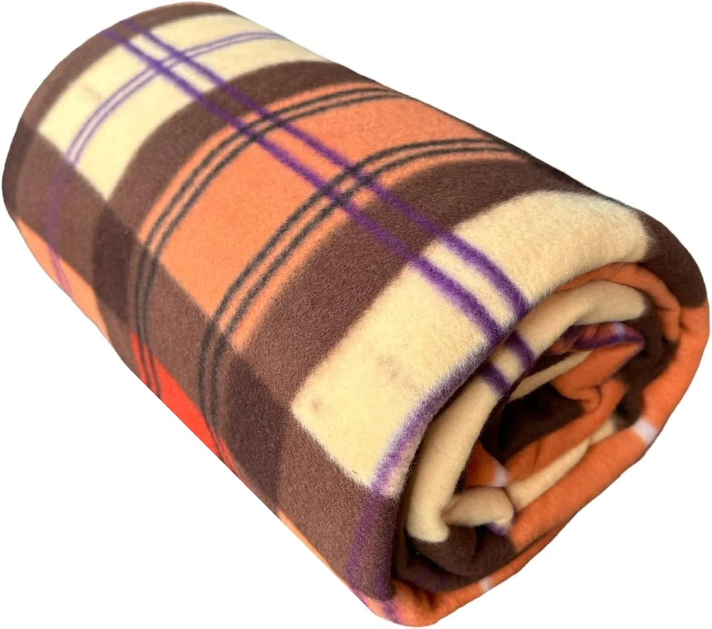 پتوی تک نفره سبک وزن فوق العاده نرم هوم اسکیپ / کامبال / دوهار / لحاف (150 x 228 سانتی متر یا 60" x 90", قهوه ای)