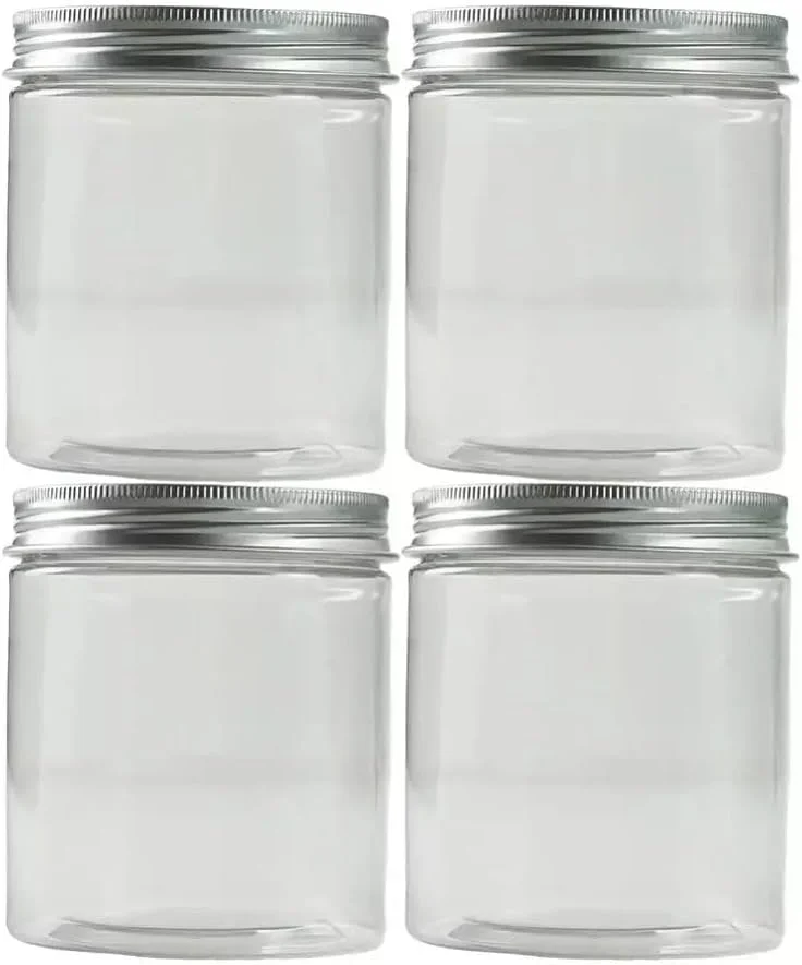 ظرف نگهداری پلاستیکی، ظروف نگهداری مواد غذایی آشپزخانه برای سازماندهی انبار - 4 عدد 500 میلی لیتری