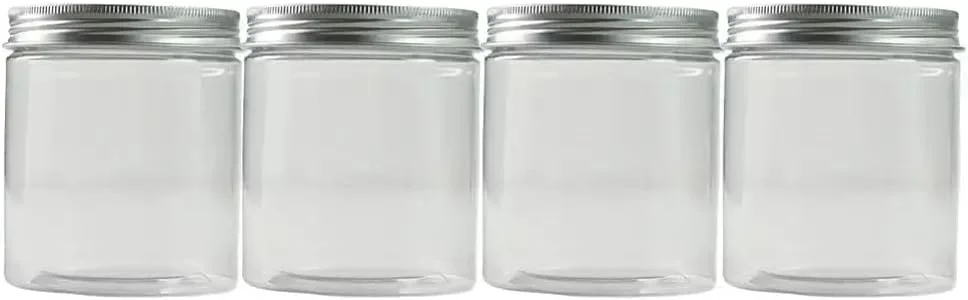 ظرف نگهداری پلاستیکی، ظروف نگهداری مواد غذایی آشپزخانه برای سازماندهی انبار - 4 عدد 500 میلی لیتری