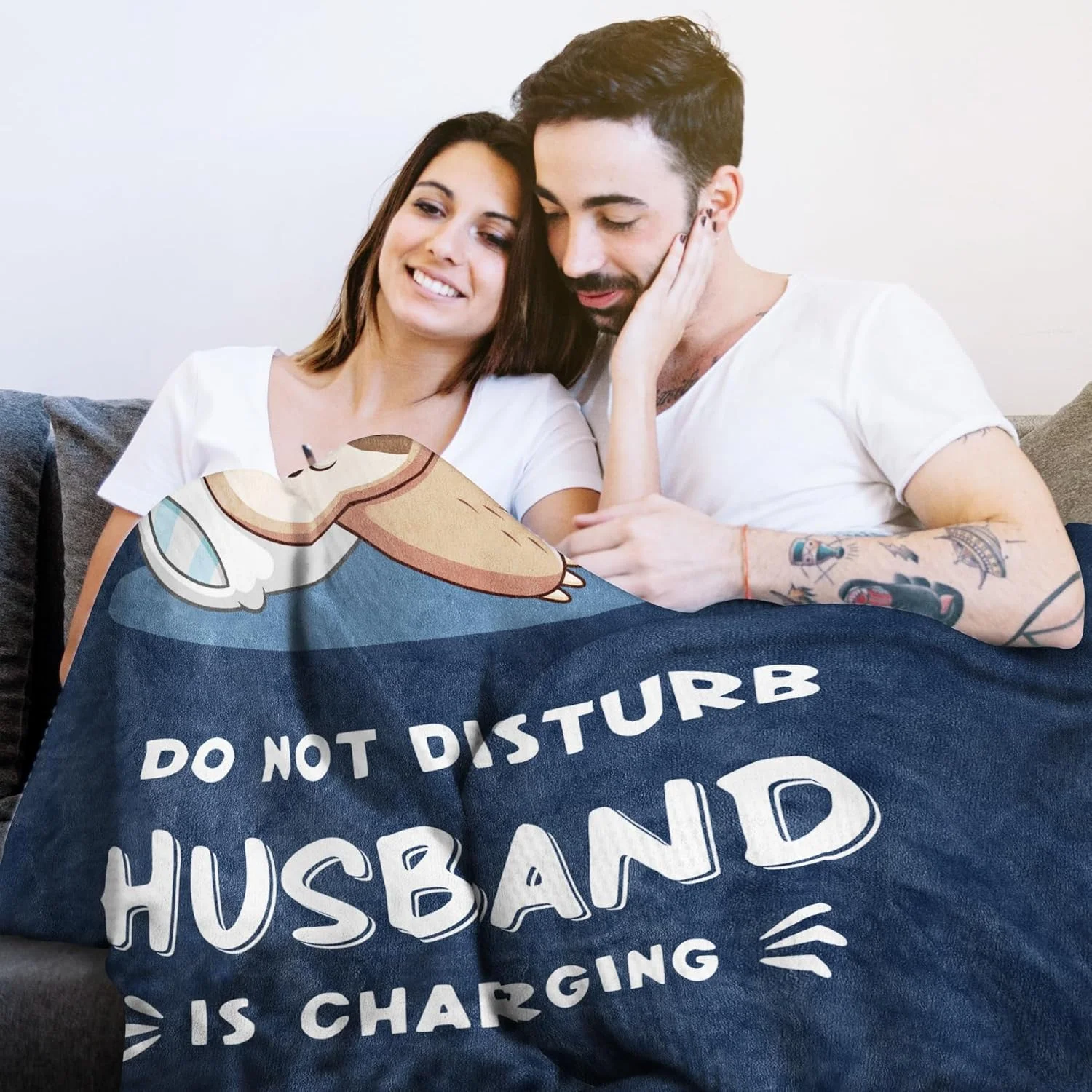 هدیه برای شوهر، پتوی فلانل، هدیه تولد شوهر، پتوی برای شوهرم، هدیه شوهر از طرف همسر، هدیه ولنتاین کریسمس سالگرد ازدواج برای شوهر (157*132 سانتی متر)