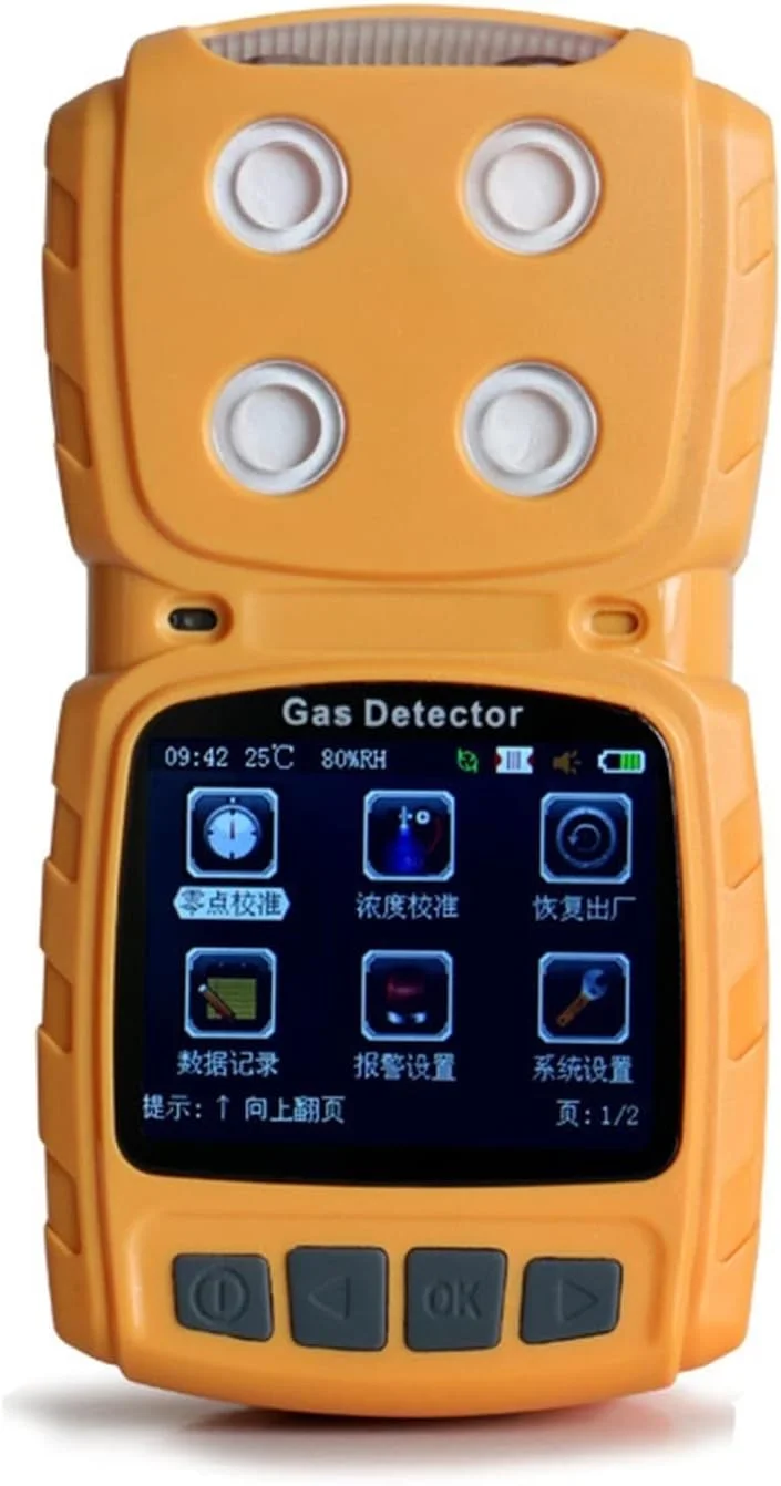 TTGLRT تستر دیجیتال چند منظوره، آشکارساز نشت گاز دستی، آشکارساز گاز چهار در یک و آلارم گازهای مضر، آشکارساز مونوکسید کربن قابل احتراق (NH3)