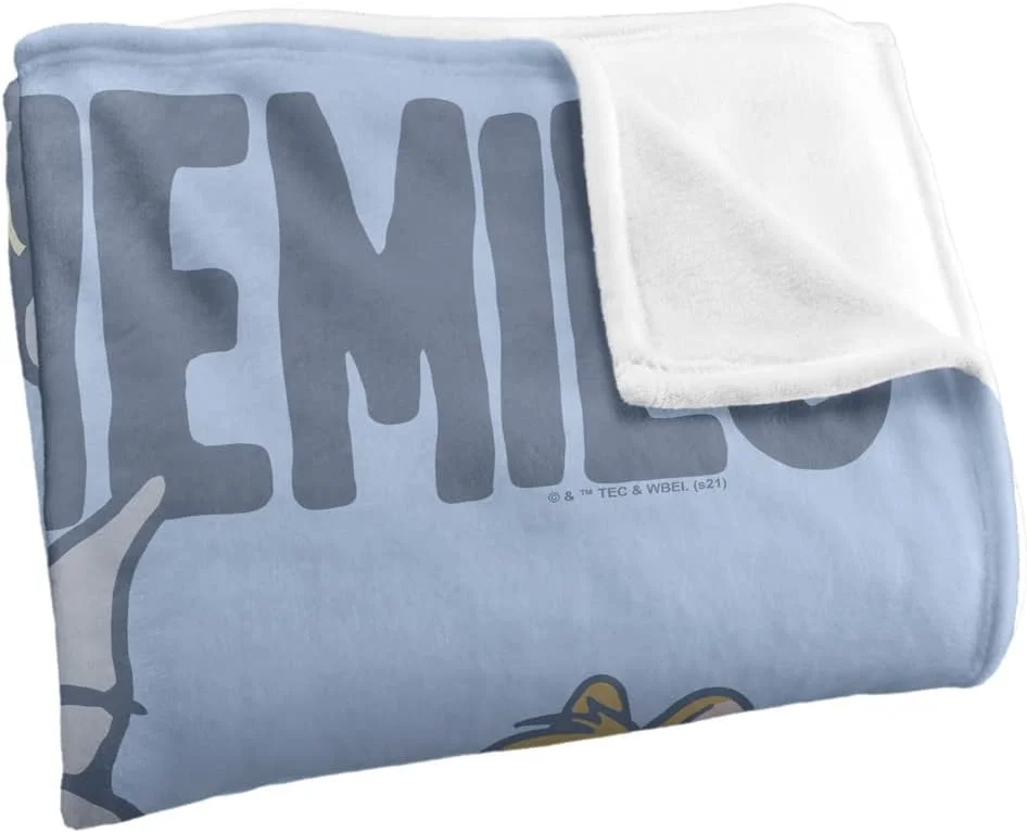 پتو نرم و لطیف توم و جری با ابعاد 152 در 127 سانتی متر