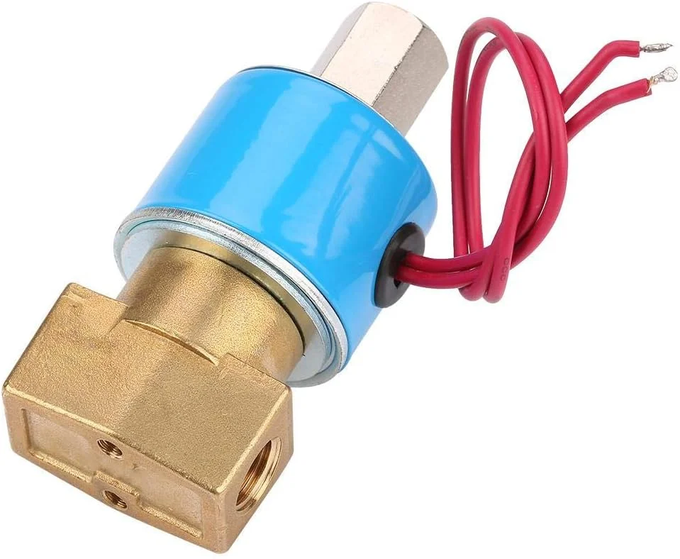 شیر برقی KSD با فشار بالا، بدنه برنجی، مناسب برای لوله گاز، سخت افزار، آب و هوا (DC12V)