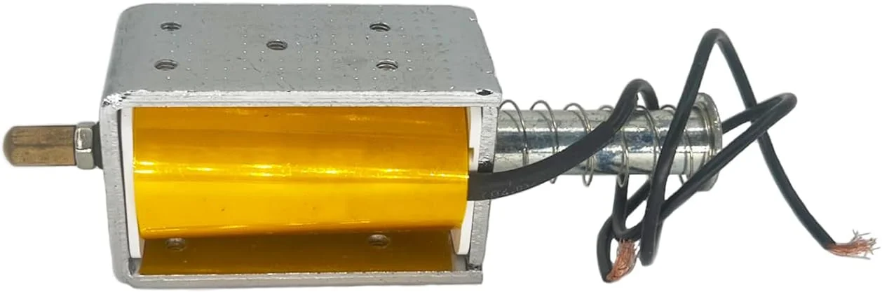 سلونوئید کششی DC 12V با طول کورس 35 میلی متر، آهنربای الکتریکی کوچک برای خودروها، پروژه ها و کارهای DIY