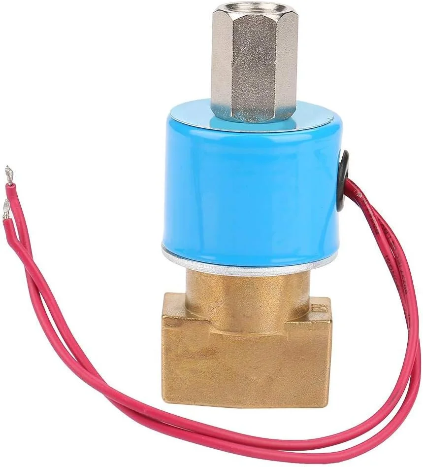 شیر برقی KSD با فشار بالا، بدنه برنجی، مناسب برای لوله گاز، سخت افزار، آب و هوا (DC12V)