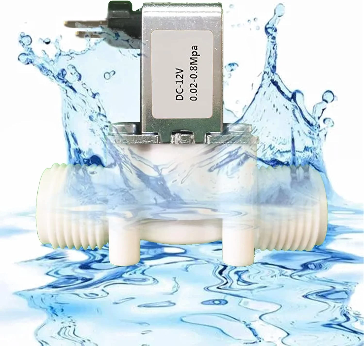 شیر آب GERUI بسته 2 عددی، شیر برقی 12 ولت DC، شیر الکترومغناطیسی NC، شیر برقی ورودی آب G3/4 اینچ، سوئیچ جریان ورودی آب اتصال سریع شیر آب GERUI بسته 2 عددی، شیر برقی 12 ولت DC، شیر الکترومغناطیسی NC، شیر برقی ورودی آب G3/4 اینچ، سوئیچ جریان ورودی آب اتصال سریع