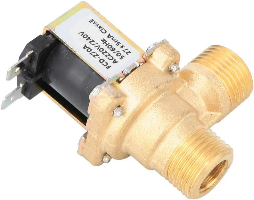 شیر برقی Marhynchus G1/2 اینچ، شیر الکترومغناطیسی برنجی ورودی نرمال بسته 0.02-0.8 مگاپاسکال (AC220V)