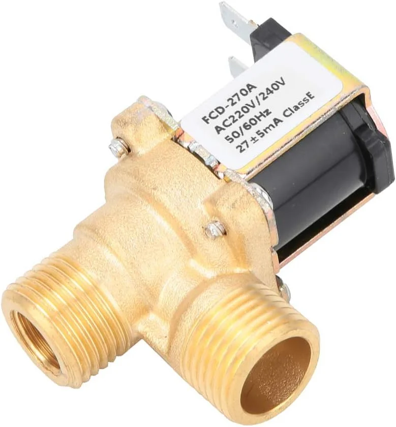 شیر برقی Marhynchus G1/2 اینچ، شیر الکترومغناطیسی برنجی ورودی نرمال بسته 0.02-0.8 مگاپاسکال (AC220V)