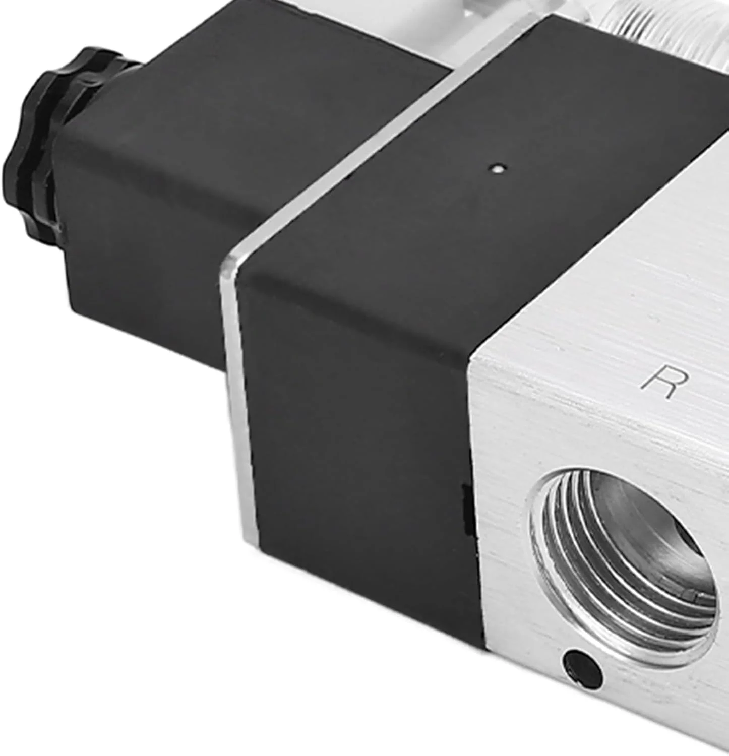 شیر برقی پنوماتیک Mingzhe با دوام و دقت بالا، 3 موقعیت، 5 راه، نوع اتصال شیر کنترل الکترومغناطیسی، اتوماسیون صنعتی (AC220V)