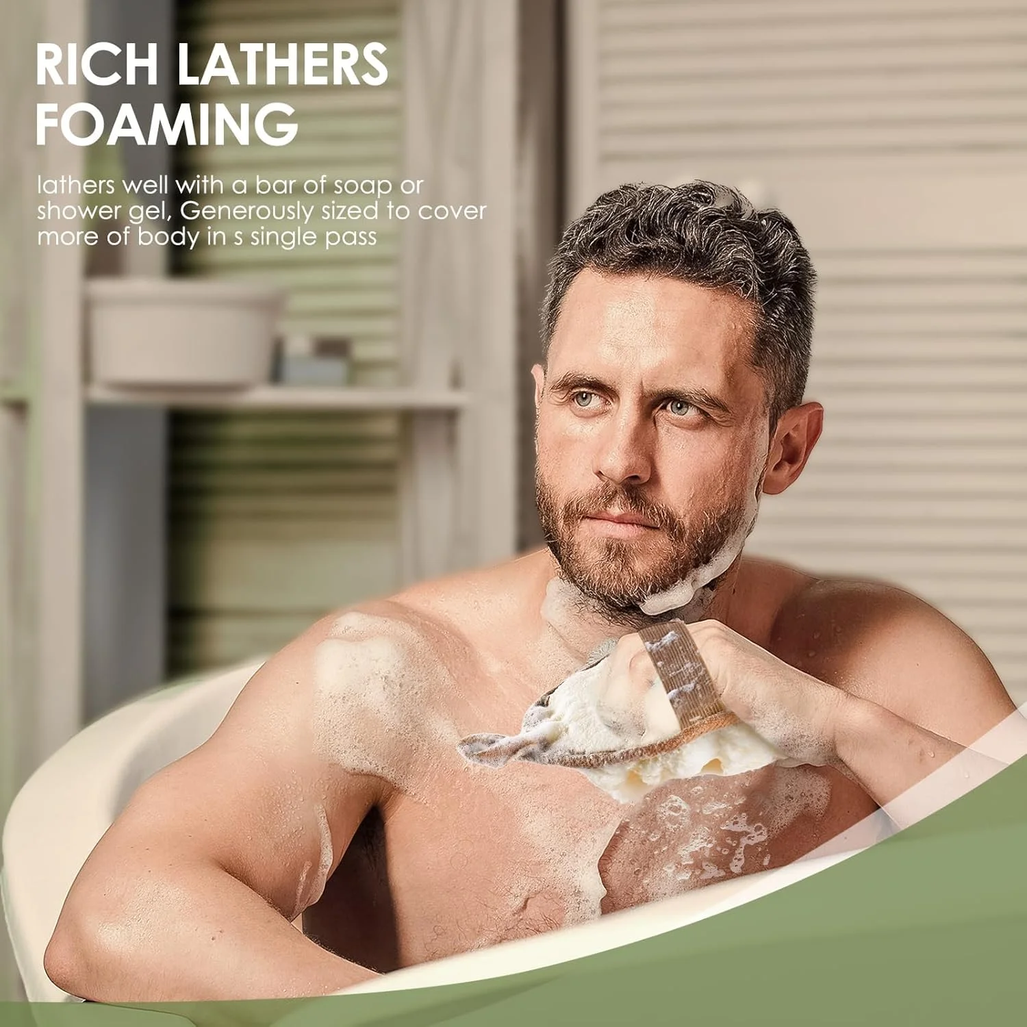 لیف اسفنجی طبیعی یونییکینگ، ساخته شده با اسفنج لوفا مصری طبیعی، لیف اسفنجی حمام برای زنان و مردان، برای صورت و بدن - 2 عدد