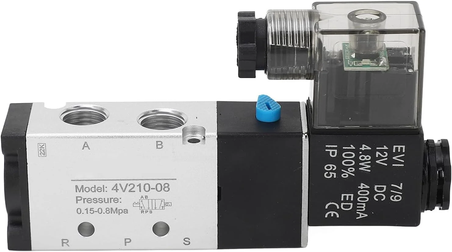 شیر برقی پنوماتیک الکتریکی NDNCZDHC BERM، کنترل الکترومغناطیسی 5 راهه 2 موقعیتی DC12V