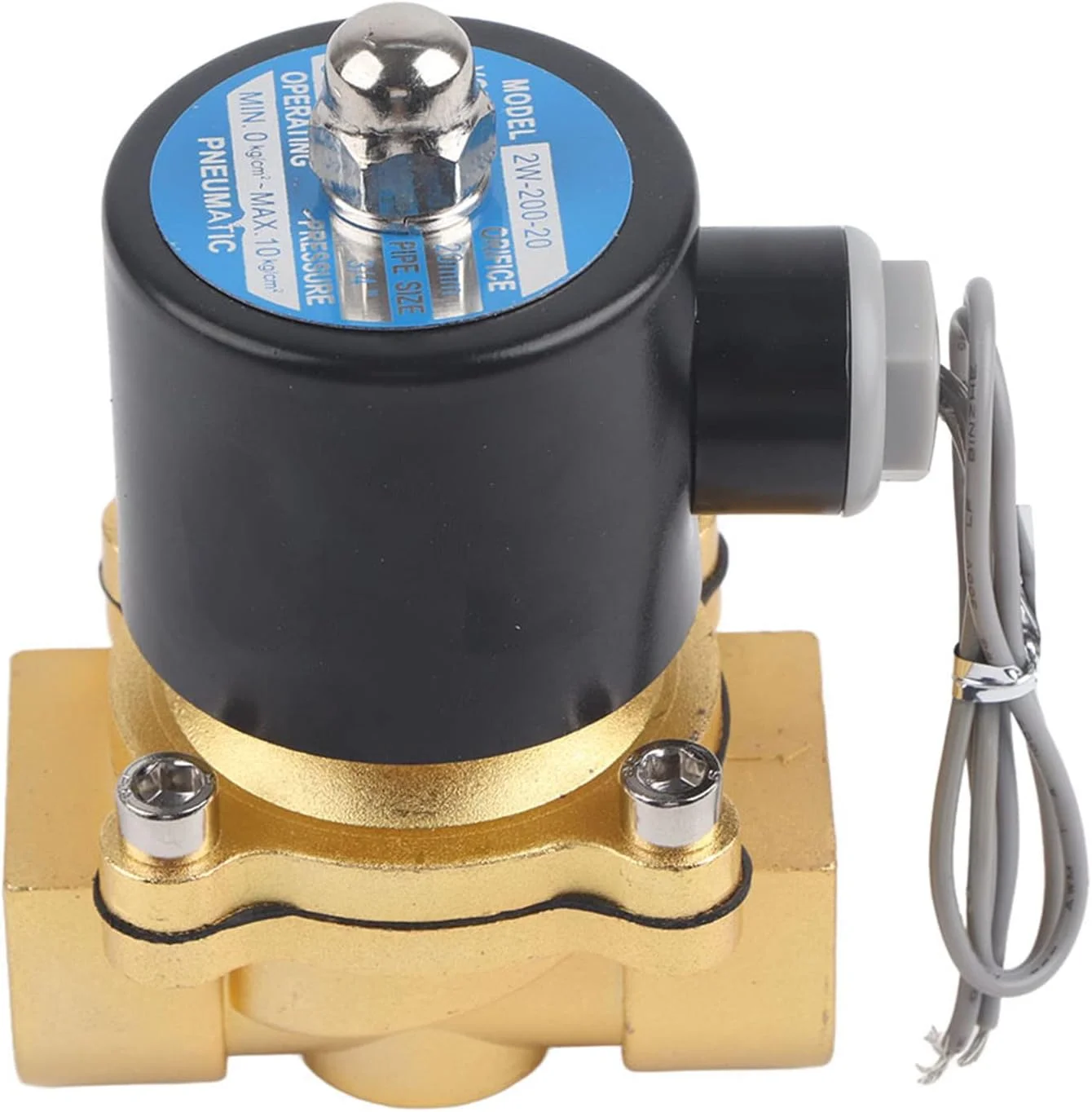 شیر برقی نرمالی بسته NDNCZDHC Varivalve DC24V 3/4" DN20 برای آب، گاز، روغن برای روغن، آب و گاز غیر خورنده، شیر الکترومغناطیسی