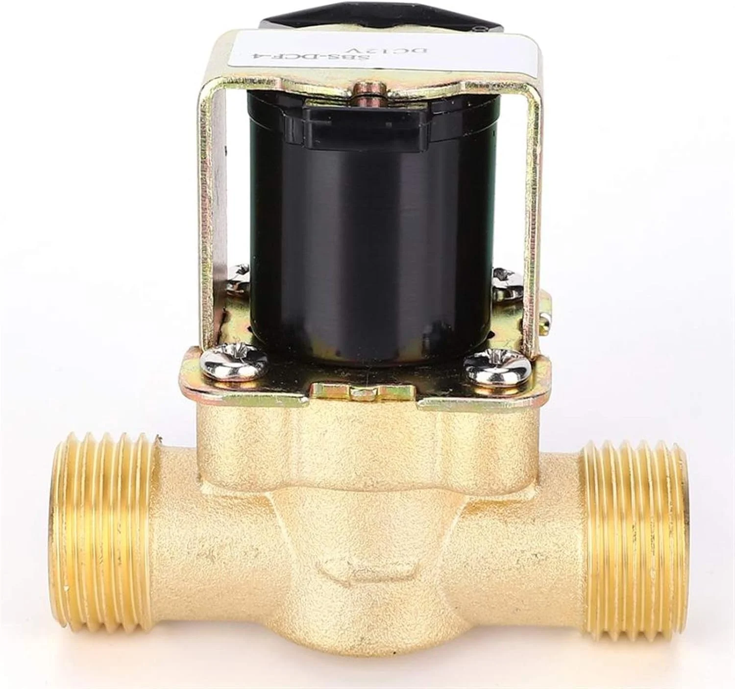 شیر برقی GDJbnyu، شیر الکترومغناطیسی مسی، لوازم جانبی صنعتی 1/2 اینچ برای آبگرمکن های خورشیدی، شیر برقی الکتریکی (12 ولت)