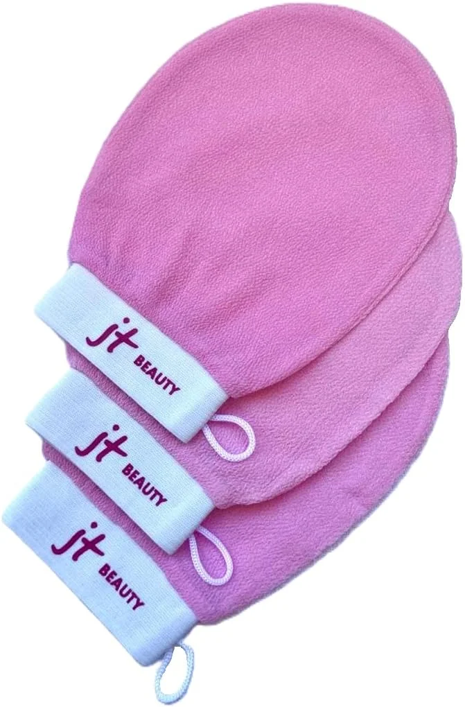 دستکش لایه بردار لوکس JT Beauty، صورتی - بسته 3 عددی - قابل استفاده با صابون کوجیک اسید ضد لک JT BEAUTY دستکش لایه بردار لوکس JT Beauty، صورتی - بسته 3 عددی - قابل استفاده با صابون کوجیک اسید ضد لک JT BEAUTY