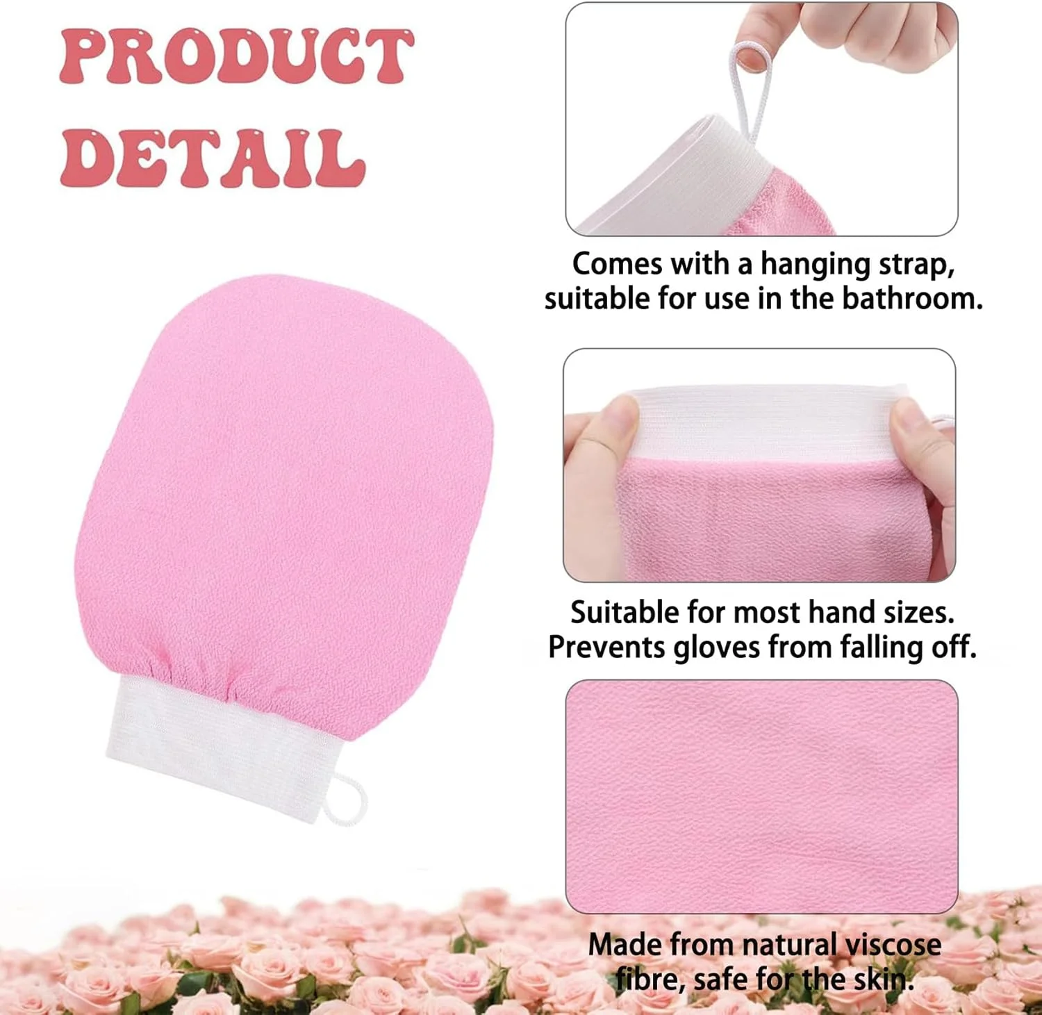 دستکش لایه بردار Duomama برای تجدید عمیق پوست - تحریک گردش خون، آشکار کردن درخشش درخشان، اسکرابر ملایم و در عین حال موثر بدن (1 عدد) دستکش لایه بردار Duomama برای تجدید عمیق پوست - تحریک گردش خون، آشکار کردن درخشش درخشان، اسکرابر ملایم و در عین حال موثر بدن (1 عدد)