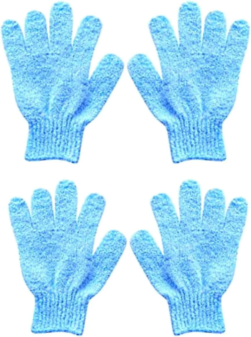 دستکش های نایلونی لایه بردار حمام (4 عدد)