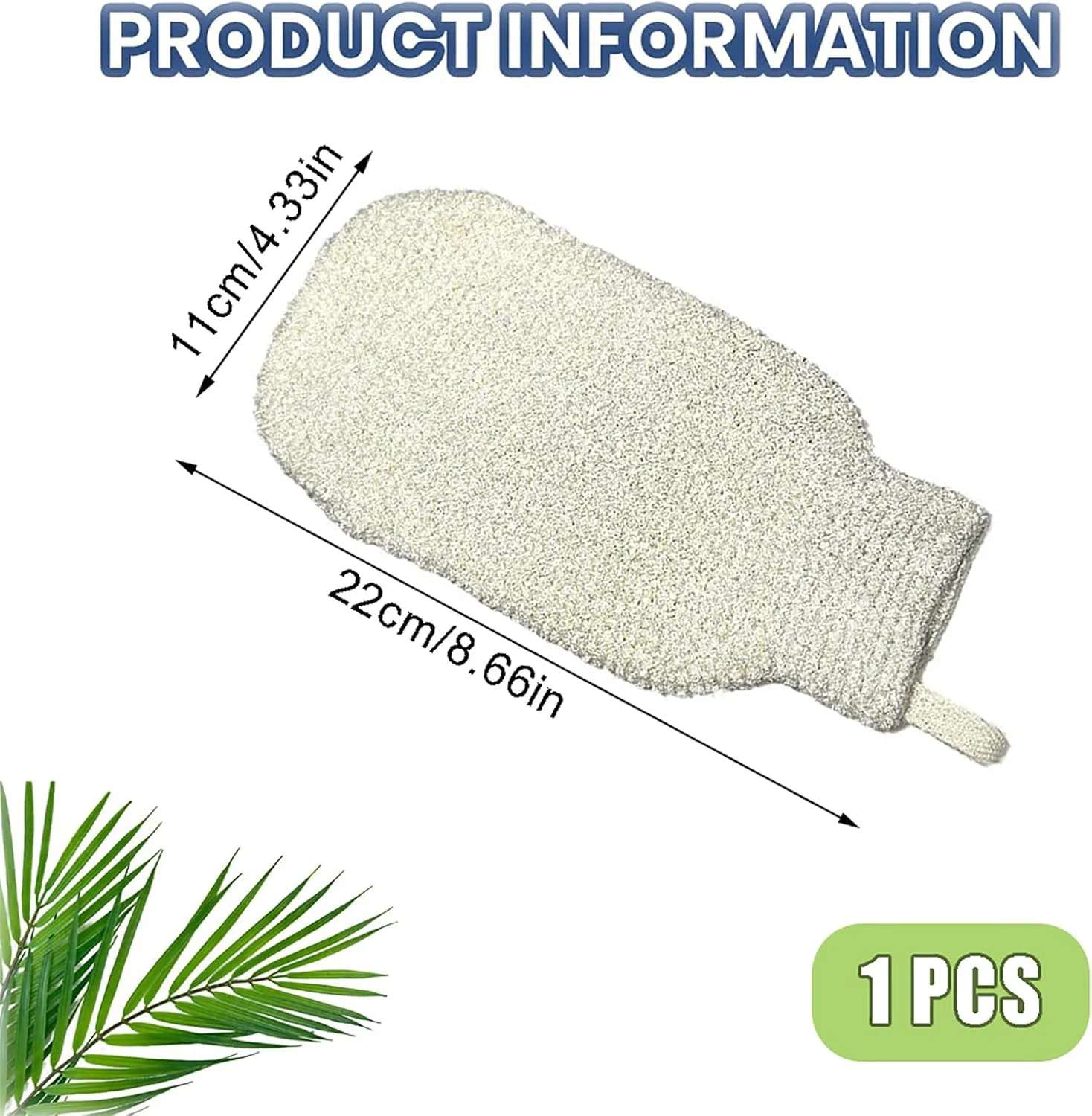 دستکش لایه بردار دووماما - لیف نرم الیاف بامبو طبیعی صورت و بدن برای آقایان و بانوان | پاکسازی عمیق، ماساژ، ملایم برای انواع پوست | دستکش حمام الیاف بامبو