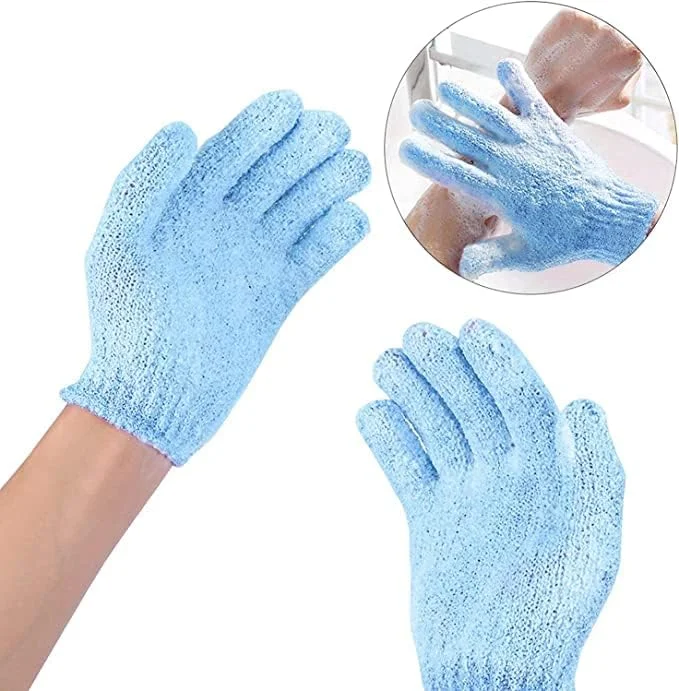 دستکش های نایلونی لایه بردار حمام (4 عدد)