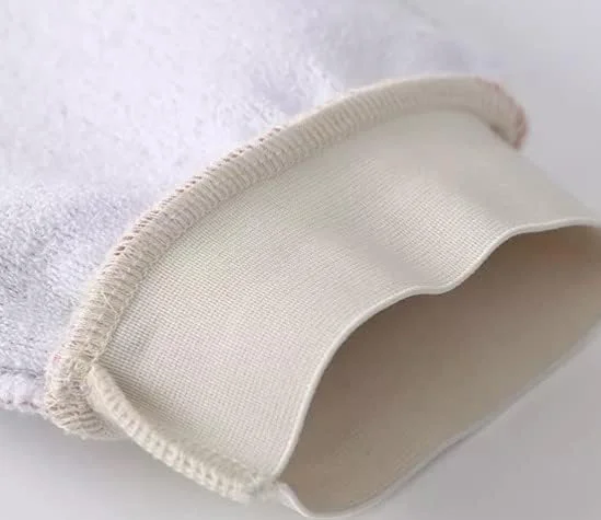 دستکش لایه بردار با کیفیت عالی 2 عددی، دستکش حمام اصلی برای اسکراب بدن، لایه بردار، کیسه حمام محبوب 100% ویسکوز