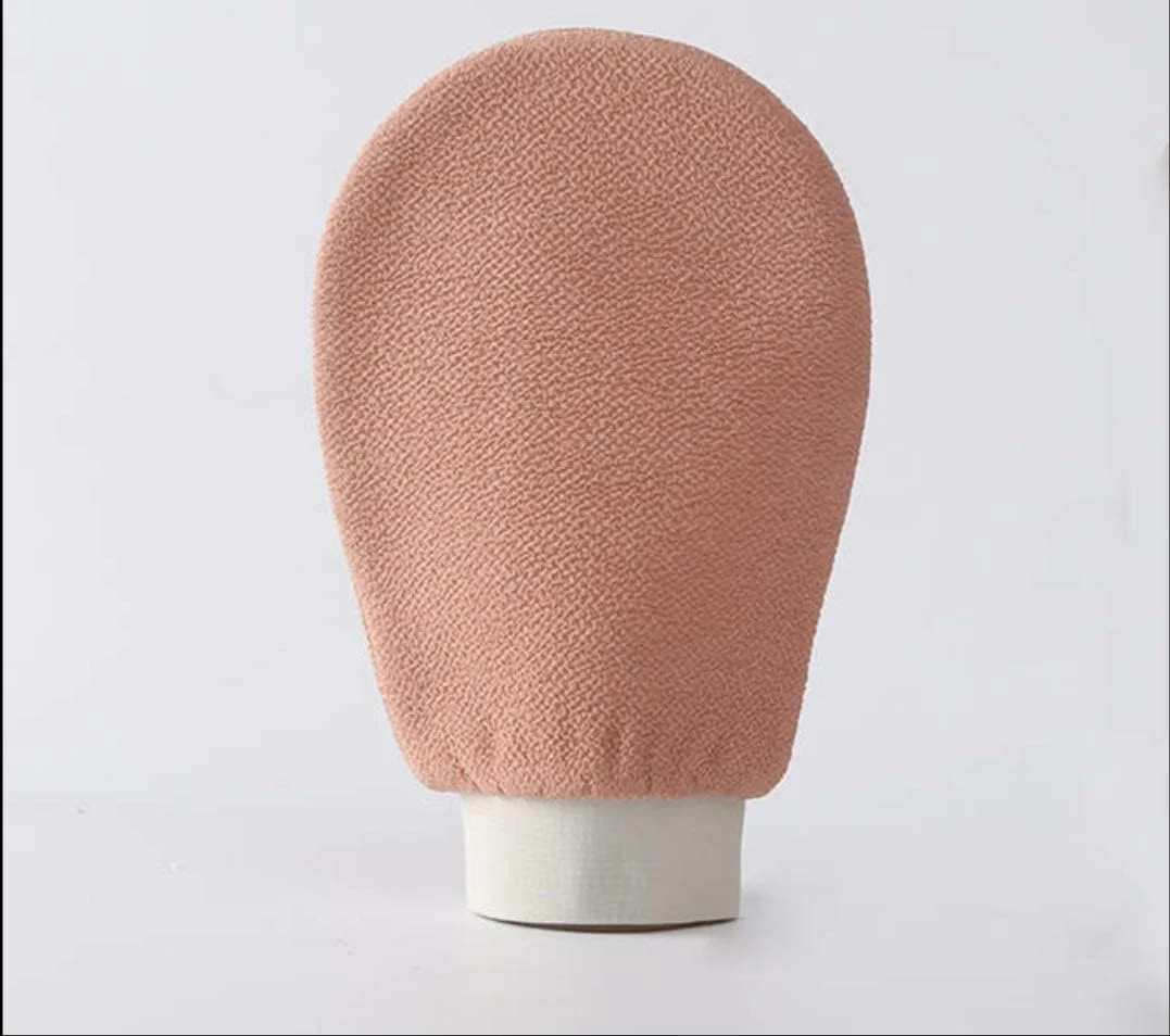 دستکش لایه بردار با کیفیت عالی 2 عددی، دستکش حمام اصلی برای اسکراب بدن، لایه بردار، کیسه حمام محبوب 100% ویسکوز