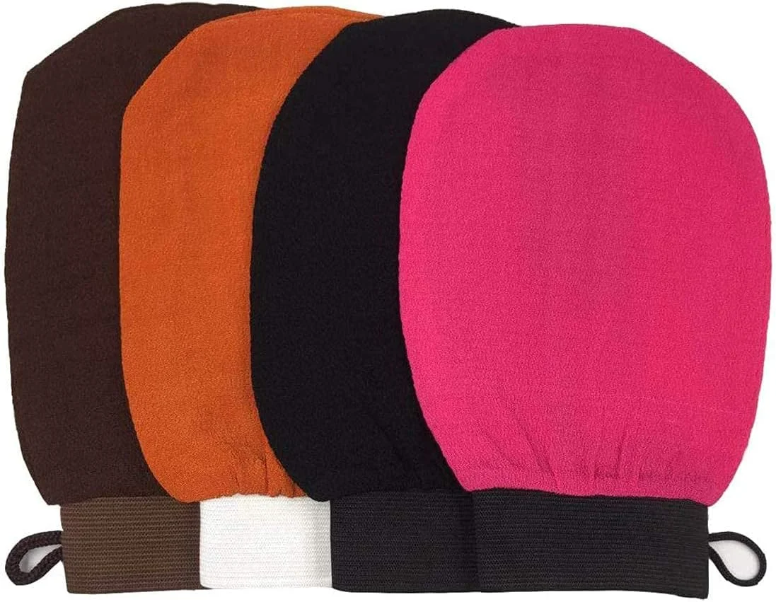 دستکش لایه بردار حمام مراکشی HAI+، دستکش لایه بردار بدن برای از بین بردن پوست مرده، مناسب برای انواع پوست، بهبود گردش خون، دوش، اسپا، از بین برنده سلول های مرده پوست (بسته 4 عددی) دستکش لایه بردار حمام مراکشی HAI+، دستکش لایه بردار بدن برای از بین بردن پوست مرده، مناسب برای انواع پوست، بهبود گردش خون، دوش، اسپا، از بین برنده سلول های مرده پوست (بسته 4 عددی)