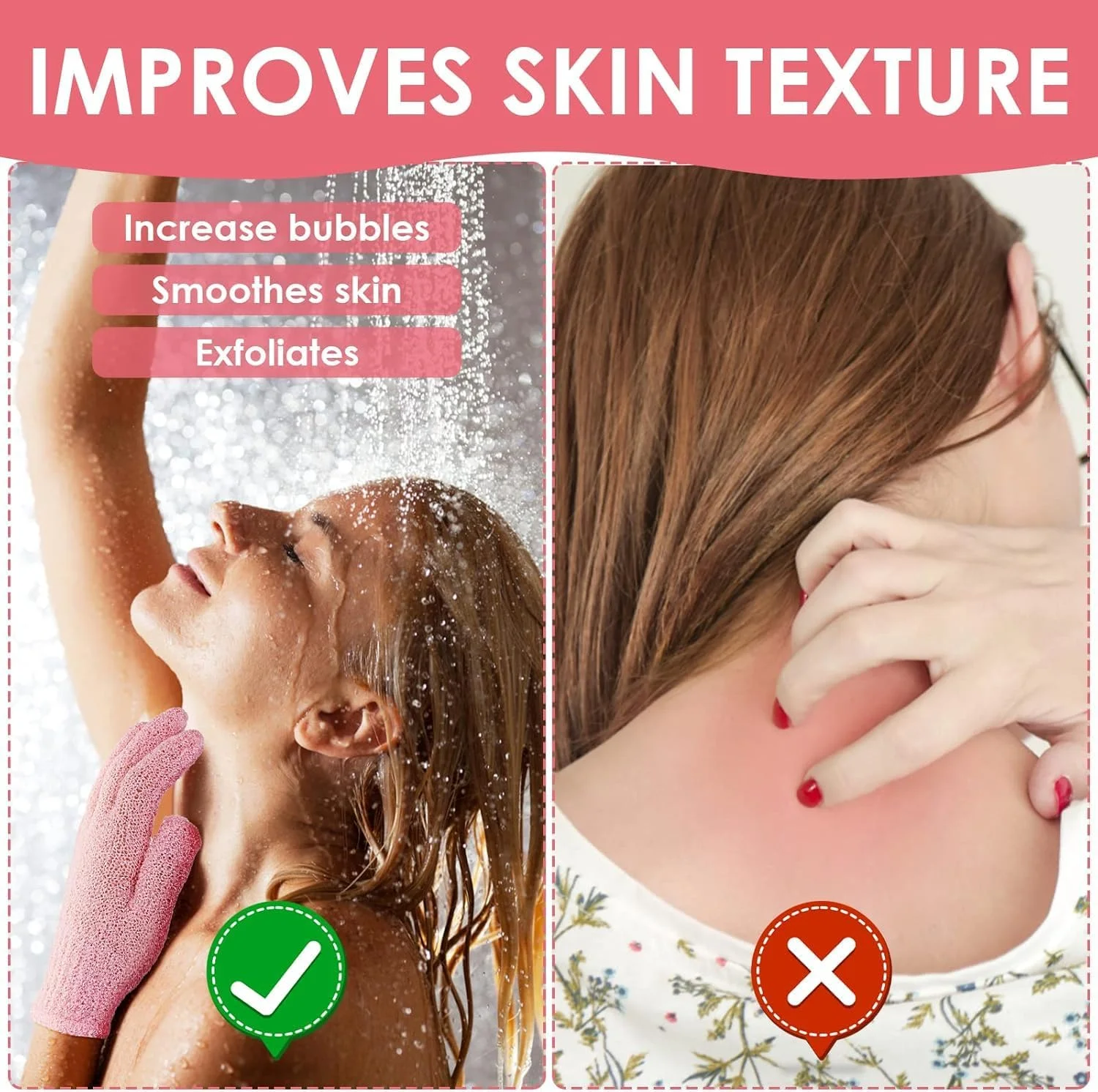 4 جفت دستکش لایه بردار، دستکش های لایه بردار دو طرفه برای پاکسازی بدن، دستکش های حمام رنگارنگ، 4 رنگ دستکش شستشوی لایه بردار حمام، دستکش شستشوی اسکراب ممتاز برای حمام 4 جفت دستکش لایه بردار، دستکش های لایه بردار دو طرفه برای پاکسازی بدن، دستکش های حمام رنگارنگ، 4 رنگ دستکش شستشوی لایه بردار حمام، دستکش شستشوی اسکراب ممتاز برای حمام