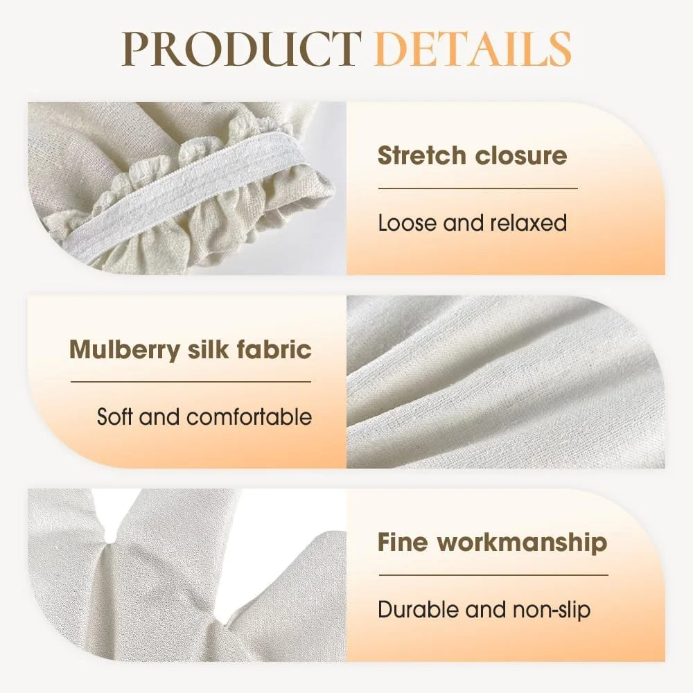 دستکش گارشانای ابریشم خام برای ماساژ آیورودا، دستکش گارشانا برای سیستم، 100% ابریشم خام برای ماساژ برس خشک پوست (1 عدد) دستکش گارشانای ابریشم خام برای ماساژ آیورودا، دستکش گارشانا برای سیستم، 100% ابریشم خام برای ماساژ برس خشک پوست (1 عدد)