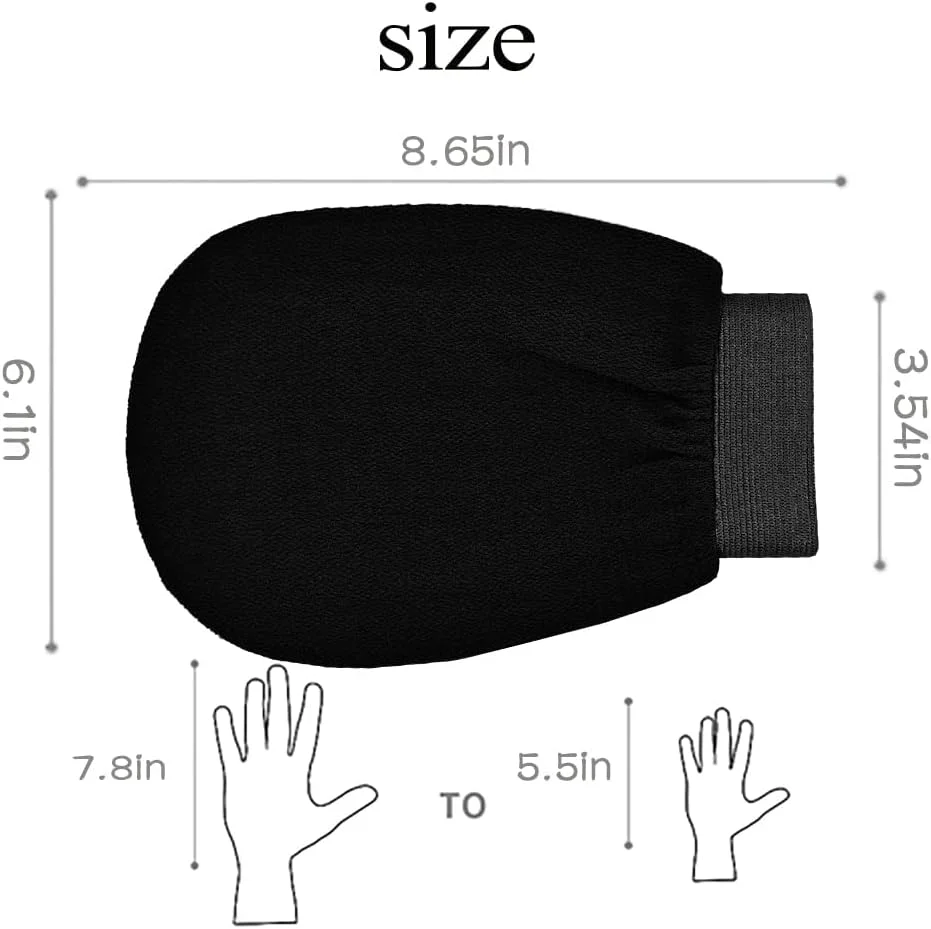 ORiTi Exfoliating Glove, 2PCS Deep Exfoliator Mitt, Soft Skin Body Scrub Tool ORiTi Exfoliating Glove, 2PCS Deep Exfoliator Mitt, Soft Skin Body Scrub Tool